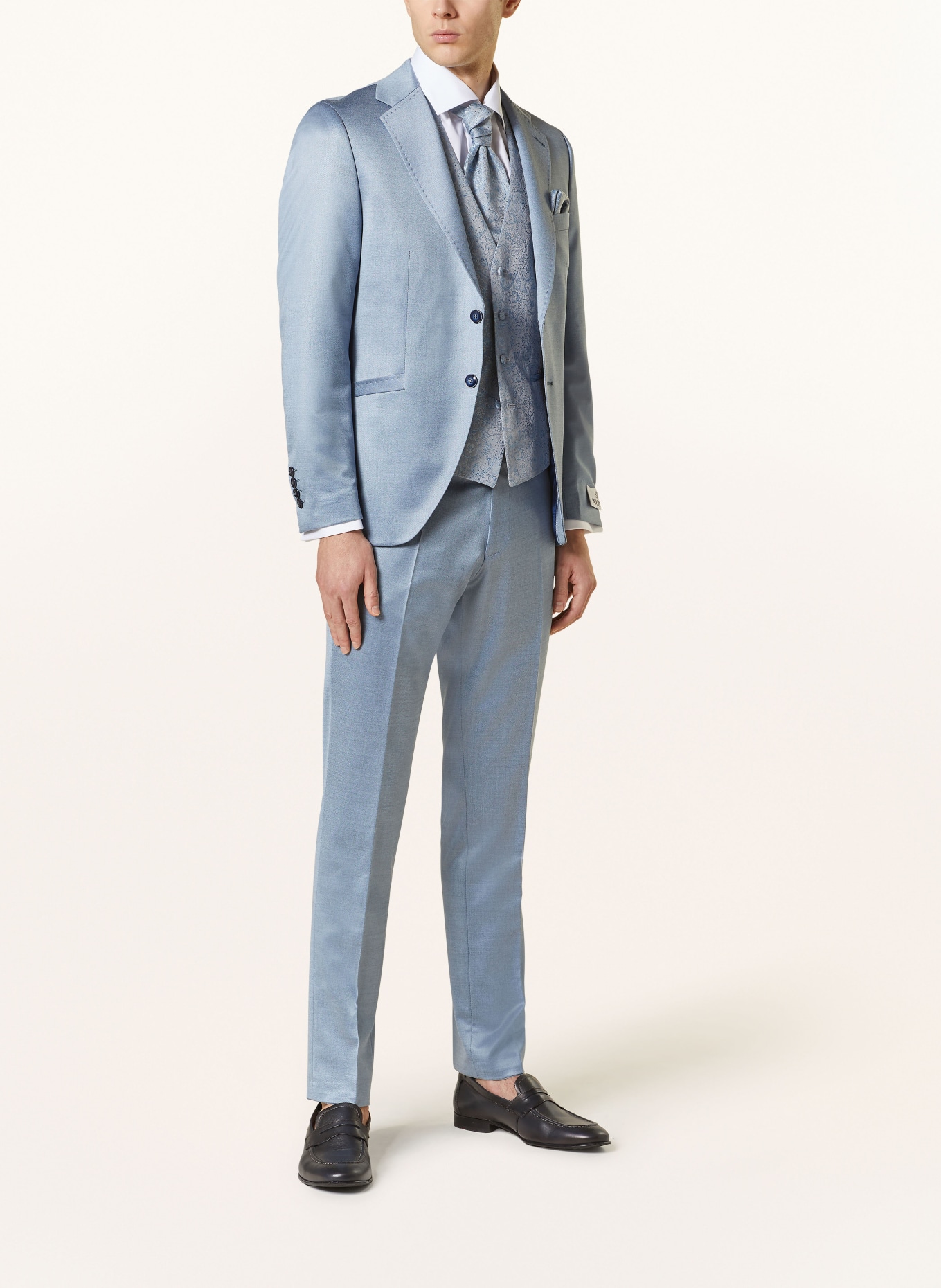 WILVORST Anzughose Slim Fit, Farbe: 036 hell Blau (Bild 2)