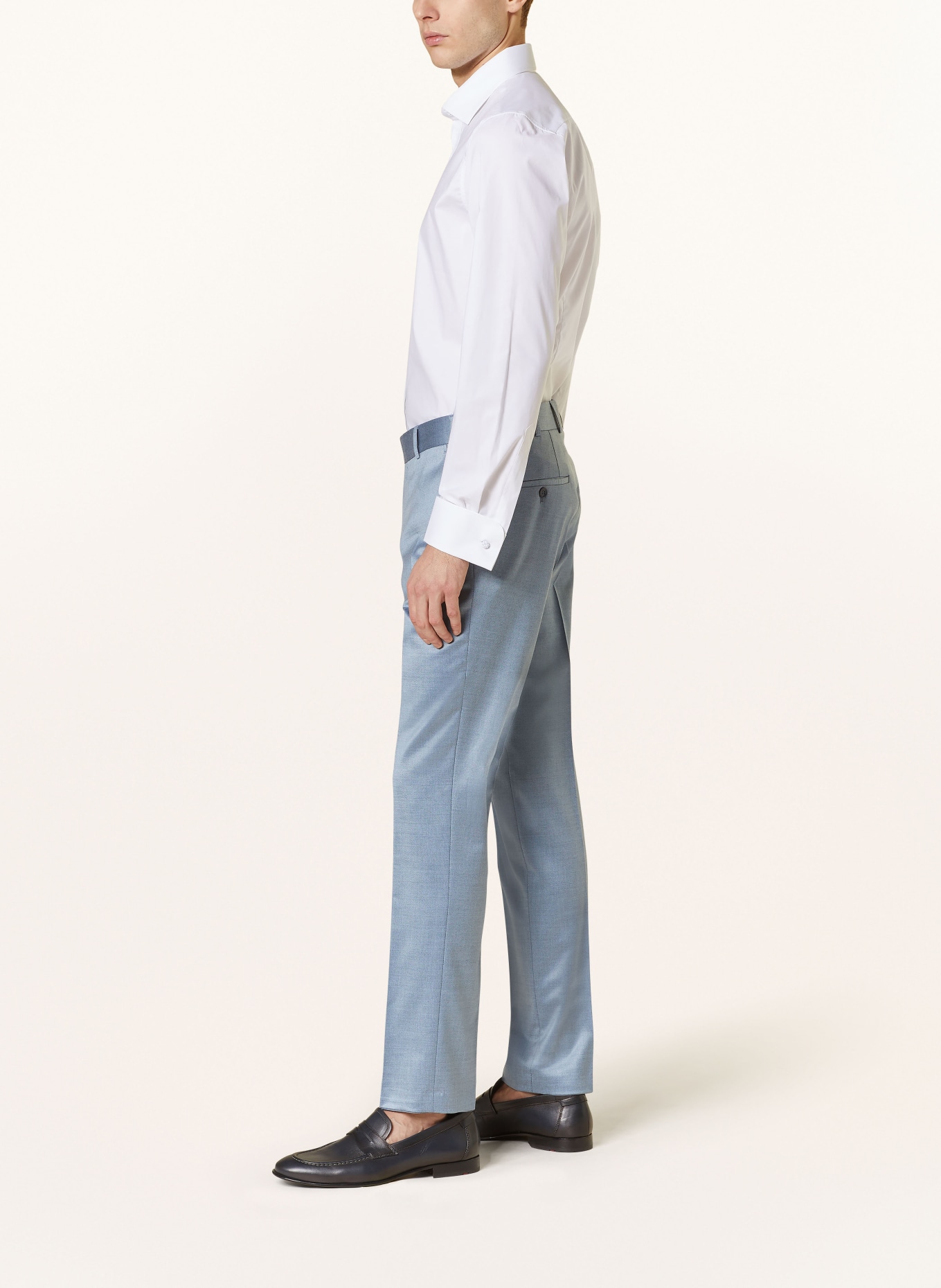 WILVORST Spodnie garniturowe slim fit, Kolor: 036 hell Blau (Obrazek 5)