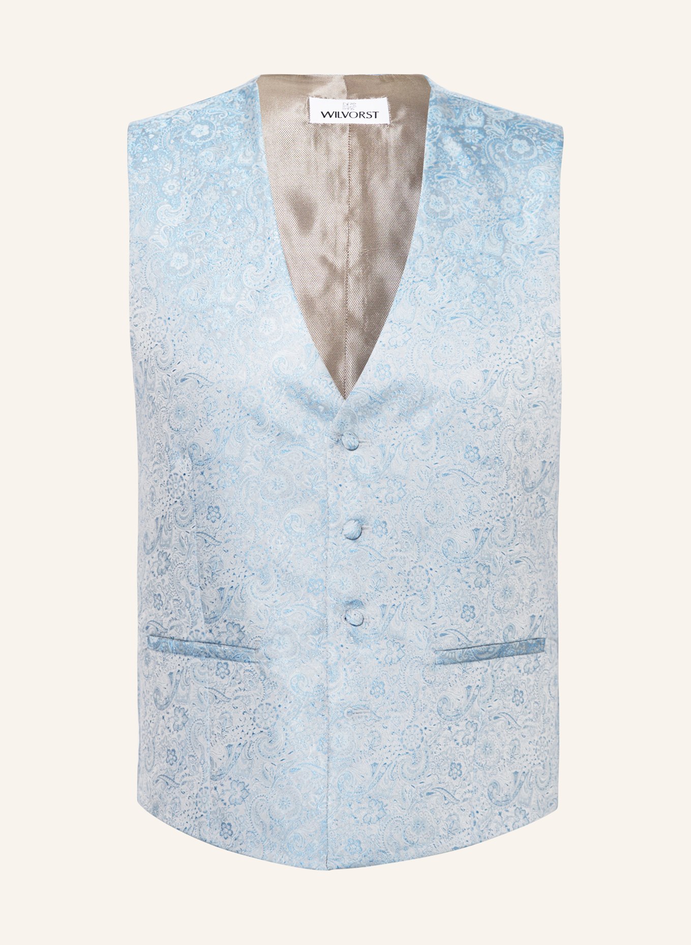WILVORST Suit vest extra slim fit, Color: LIGHT BLUE (Image 1)