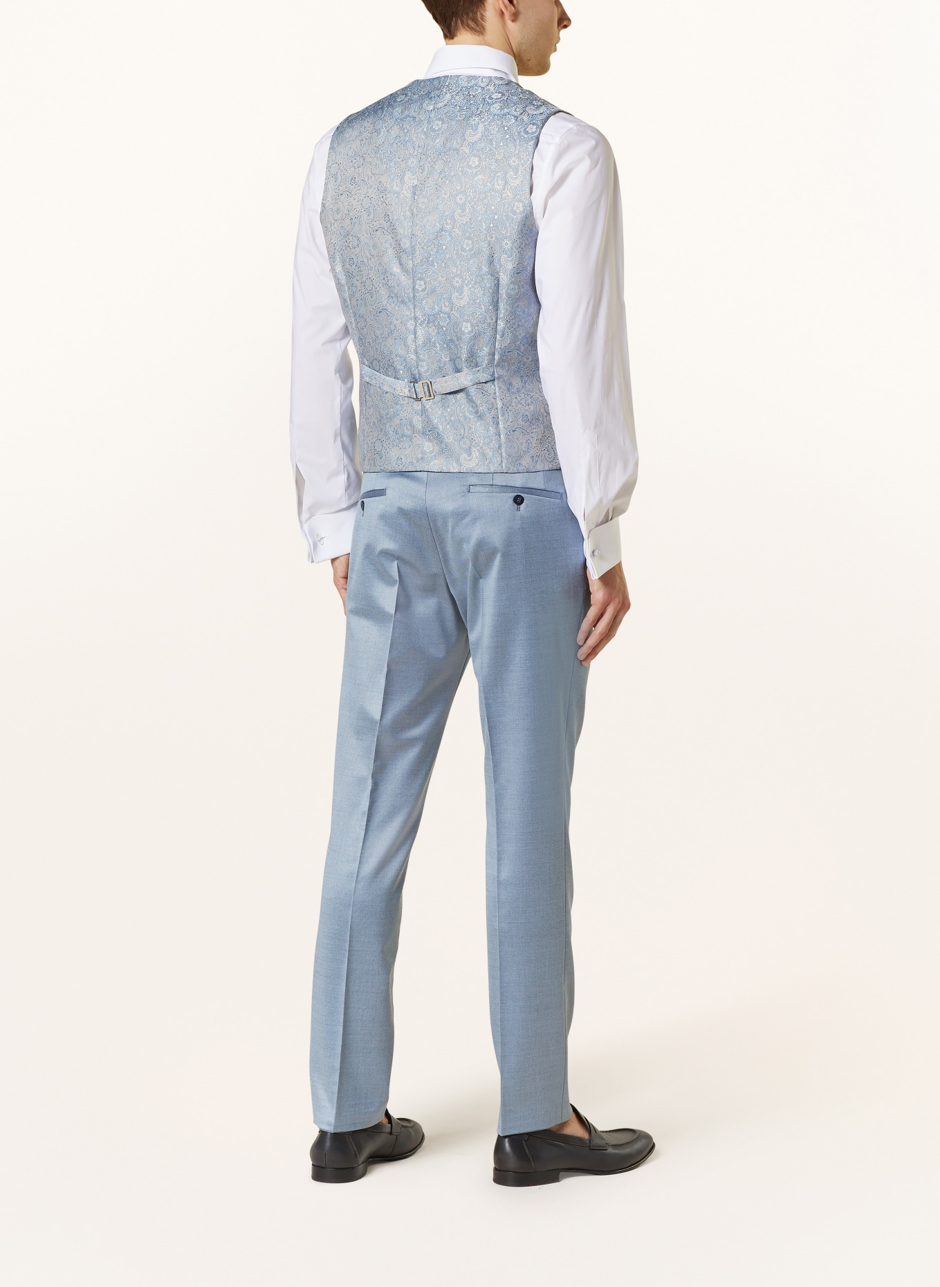 WILVORST Suit vest extra slim fit, Color: LIGHT BLUE (Image 3)