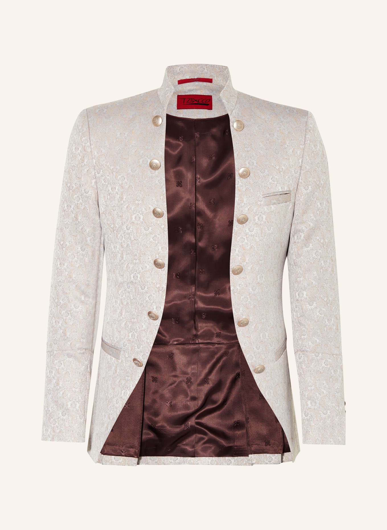 WILVORST Tailored jacket extra slim fit, Color: 083 Beige gem. (Image 1)
