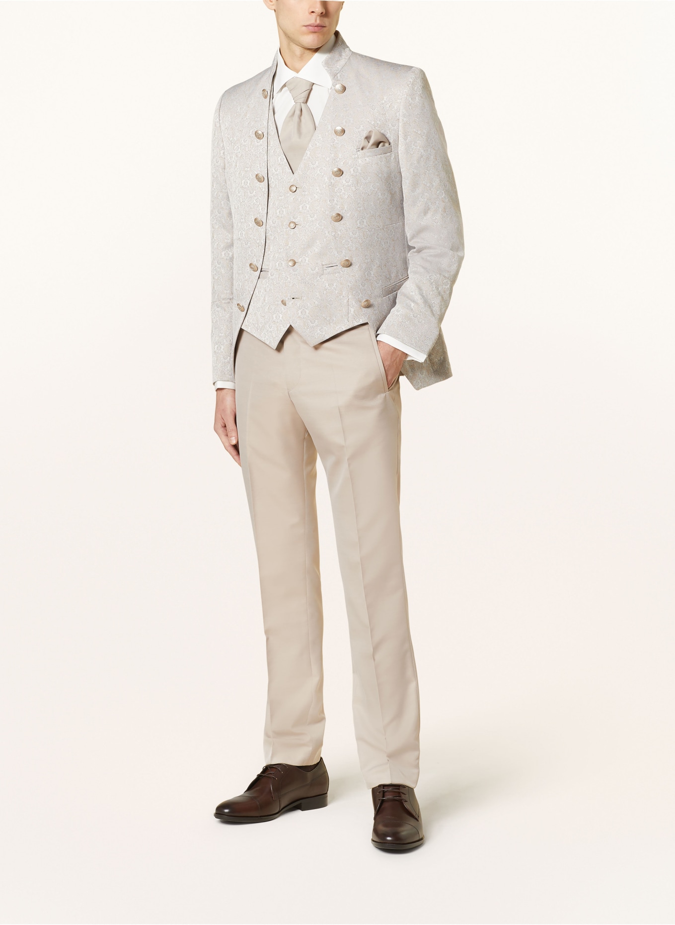 WILVORST Suit trousers extra slim fit, Color: 083 Beige (Image 2)