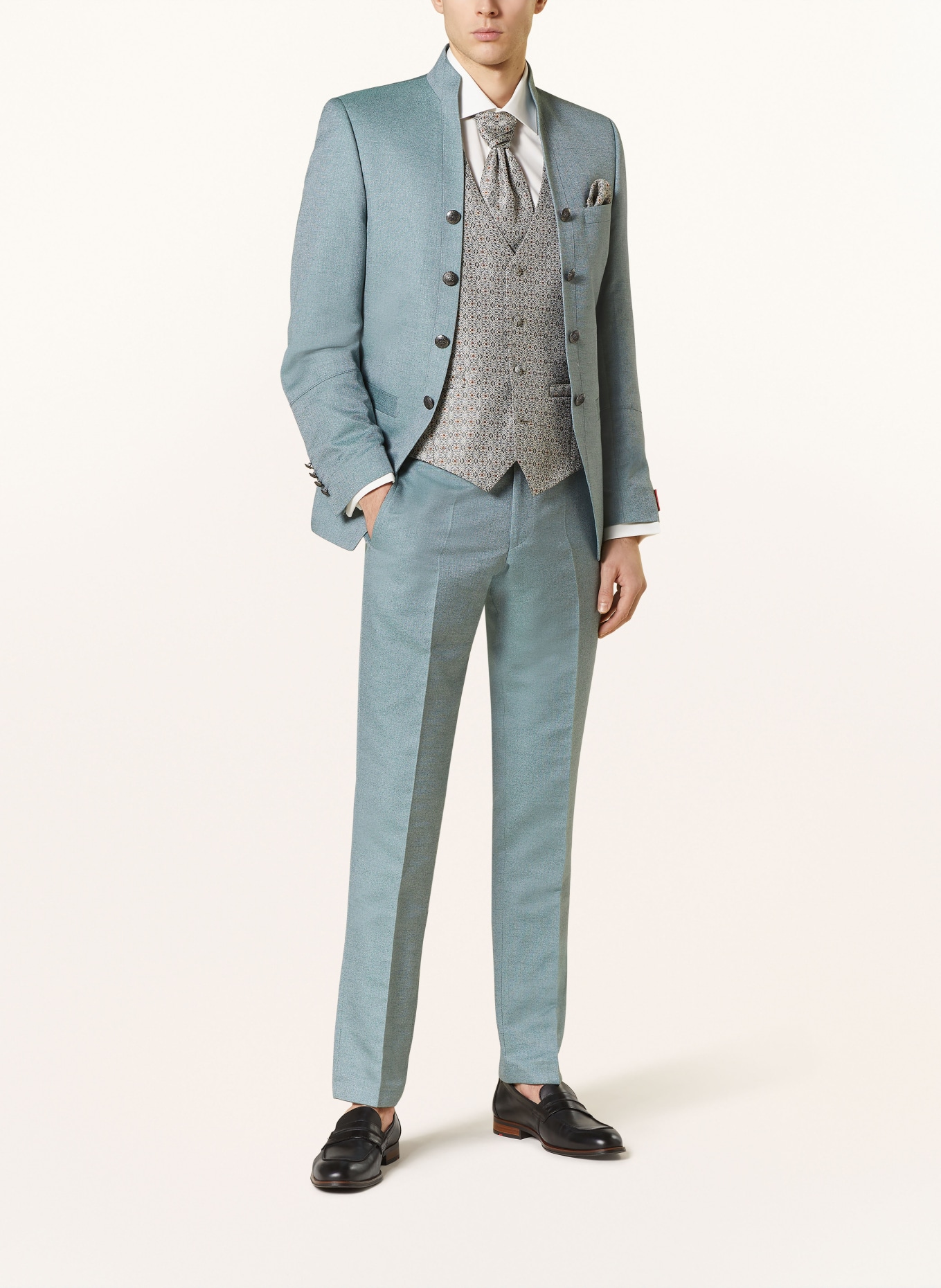 WILVORST Suit trousers extra slim fit, Color: 045 grün (Image 2)