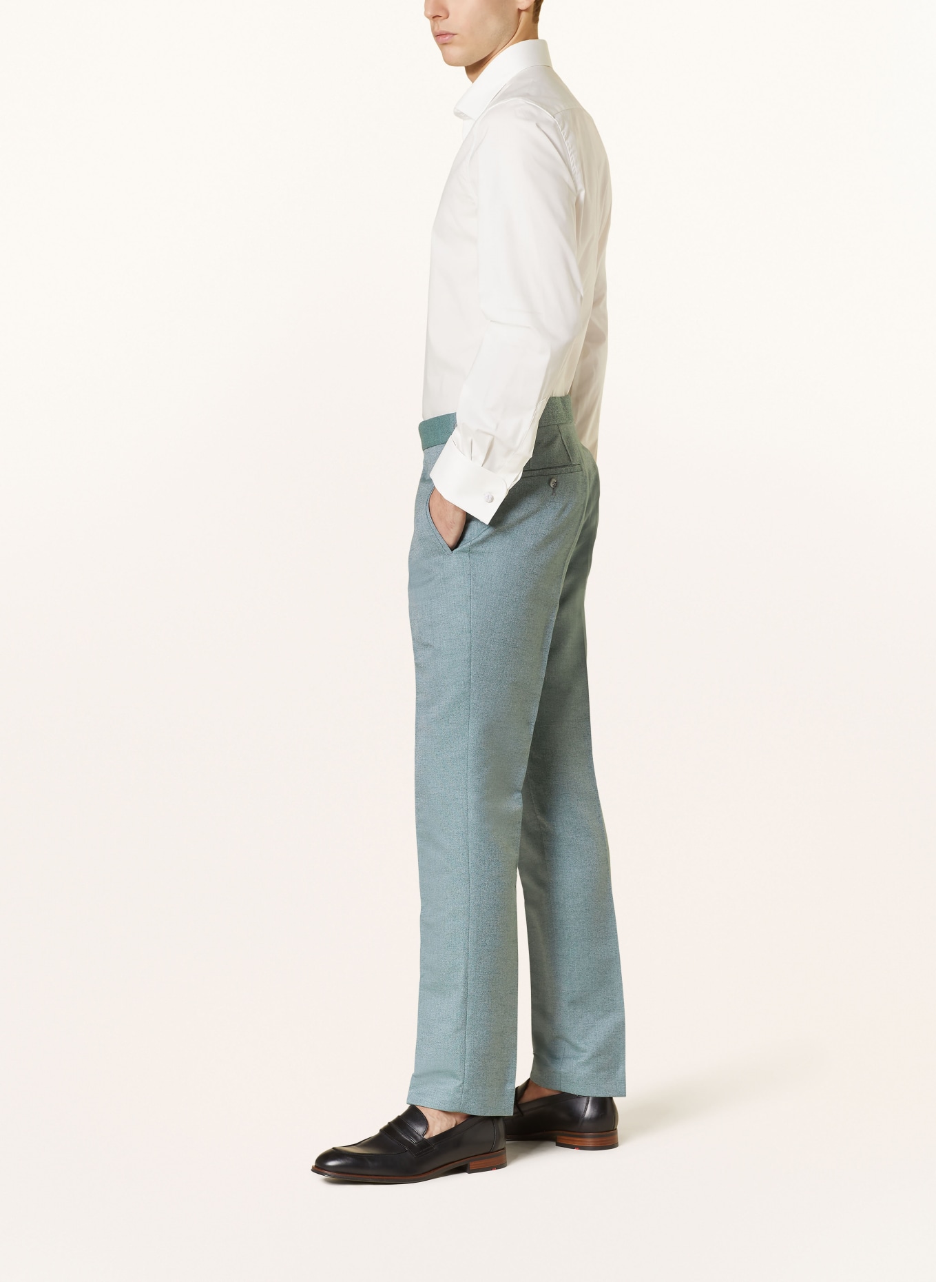 WILVORST Suit trousers extra slim fit, Color: 045 grün (Image 5)