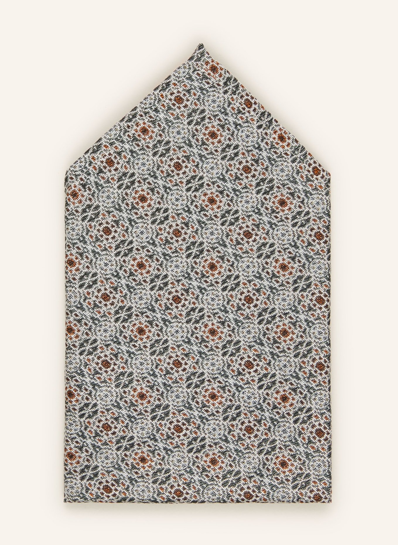 WILVORST Set: Tie and pocket square, Color: GREEN (Image 4)