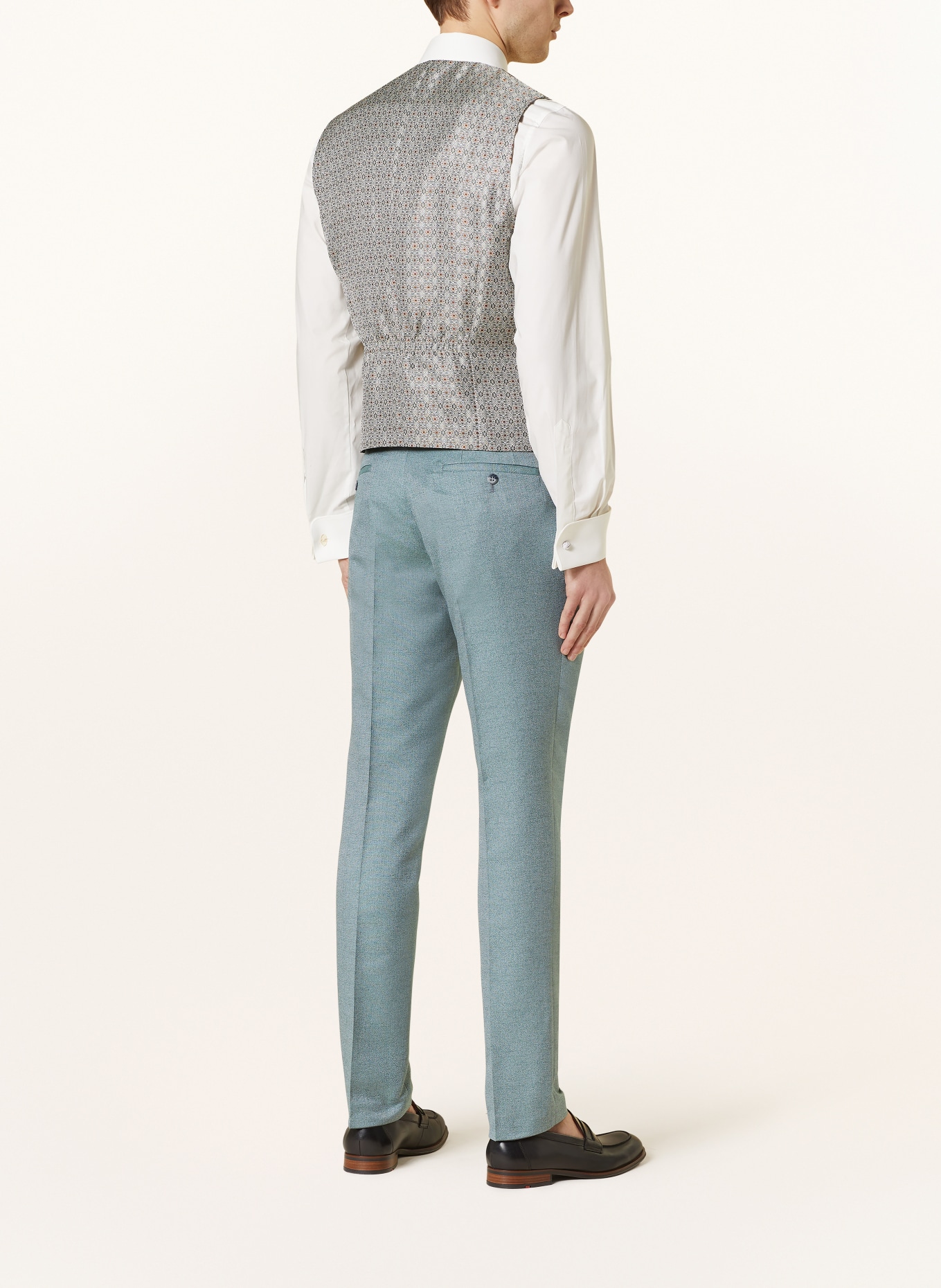 WILVORST Vest extra slim fit, Color: 045 grün (Image 3)