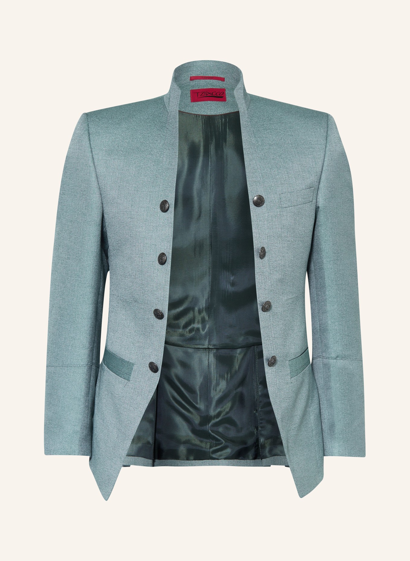 WILVORST Tailored jacket extra slim fit, Color: 045 grün (Image 1)