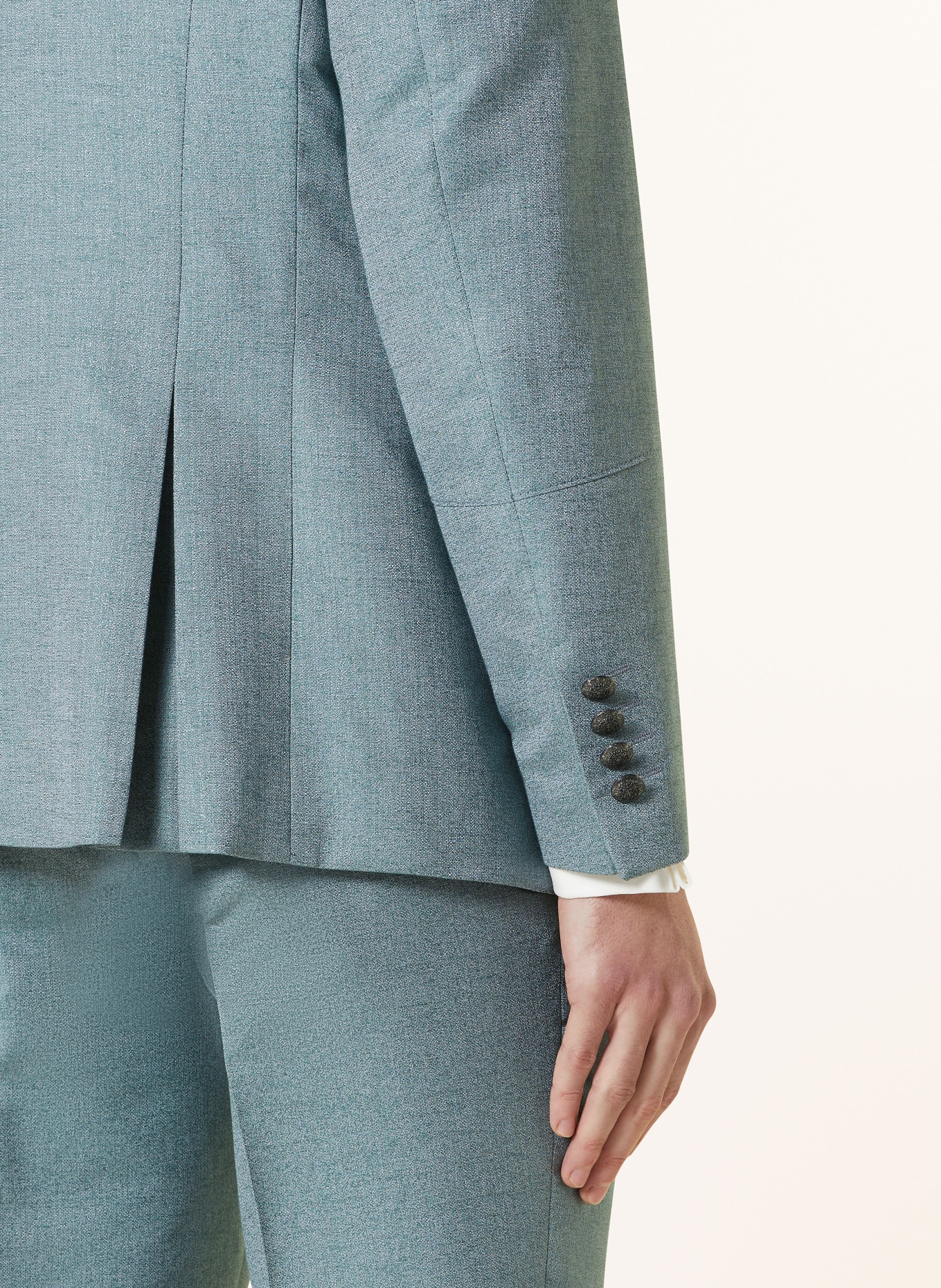 WILVORST Tailored jacket extra slim fit, Color: 045 grün (Image 6)