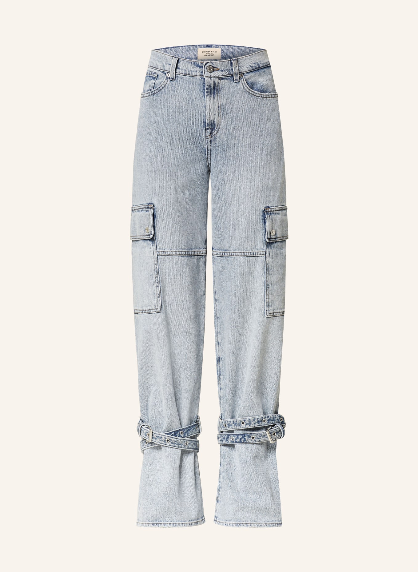 7 for all mankind Cargojeans THE BELTED CARGO ARCTIC, Farbe: LIGHT BLUE (Bild 1)