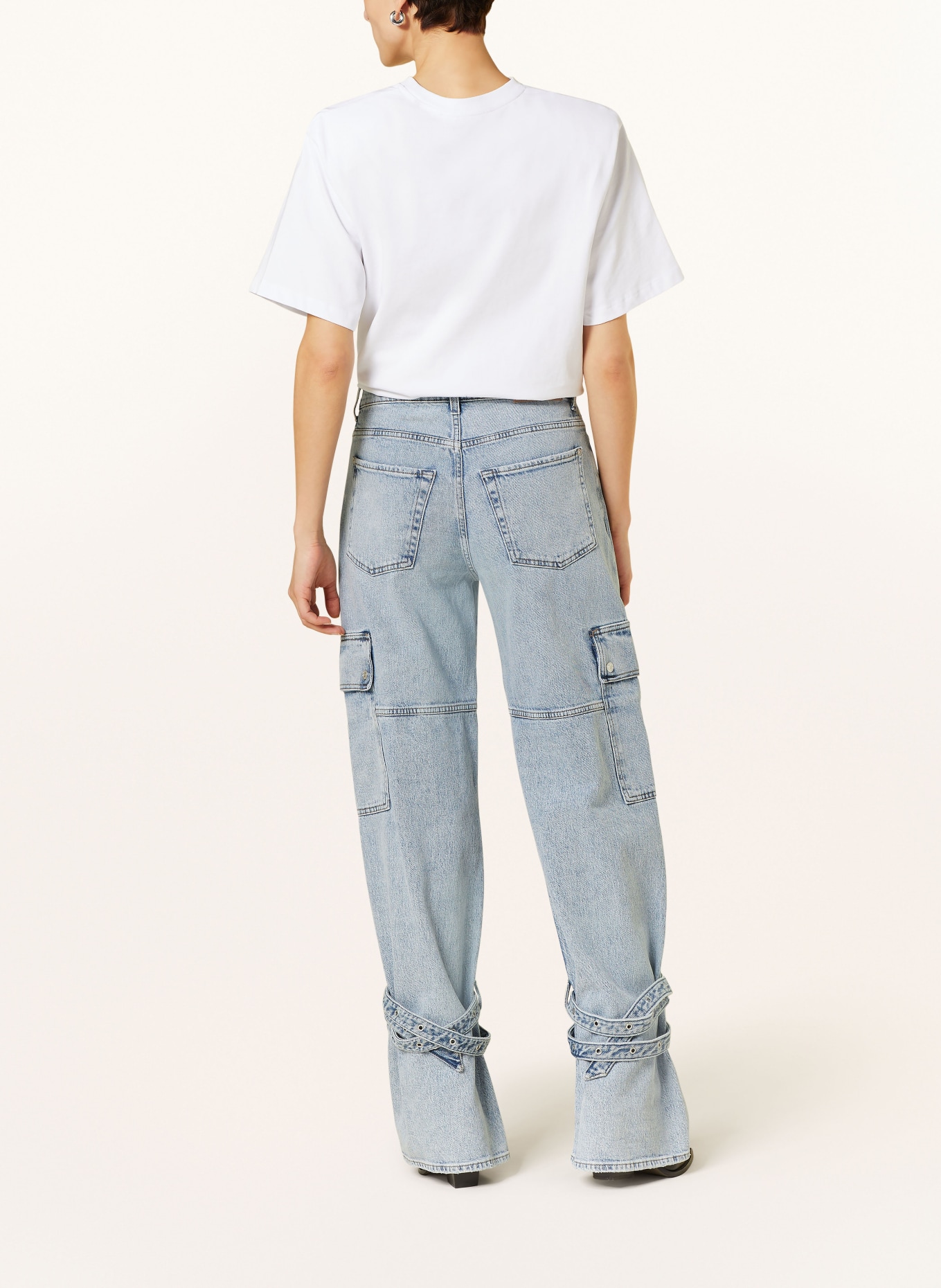 7 for all mankind Jeans cargo THE BELTED CARGO ARCTIC: LIGHT BLUE