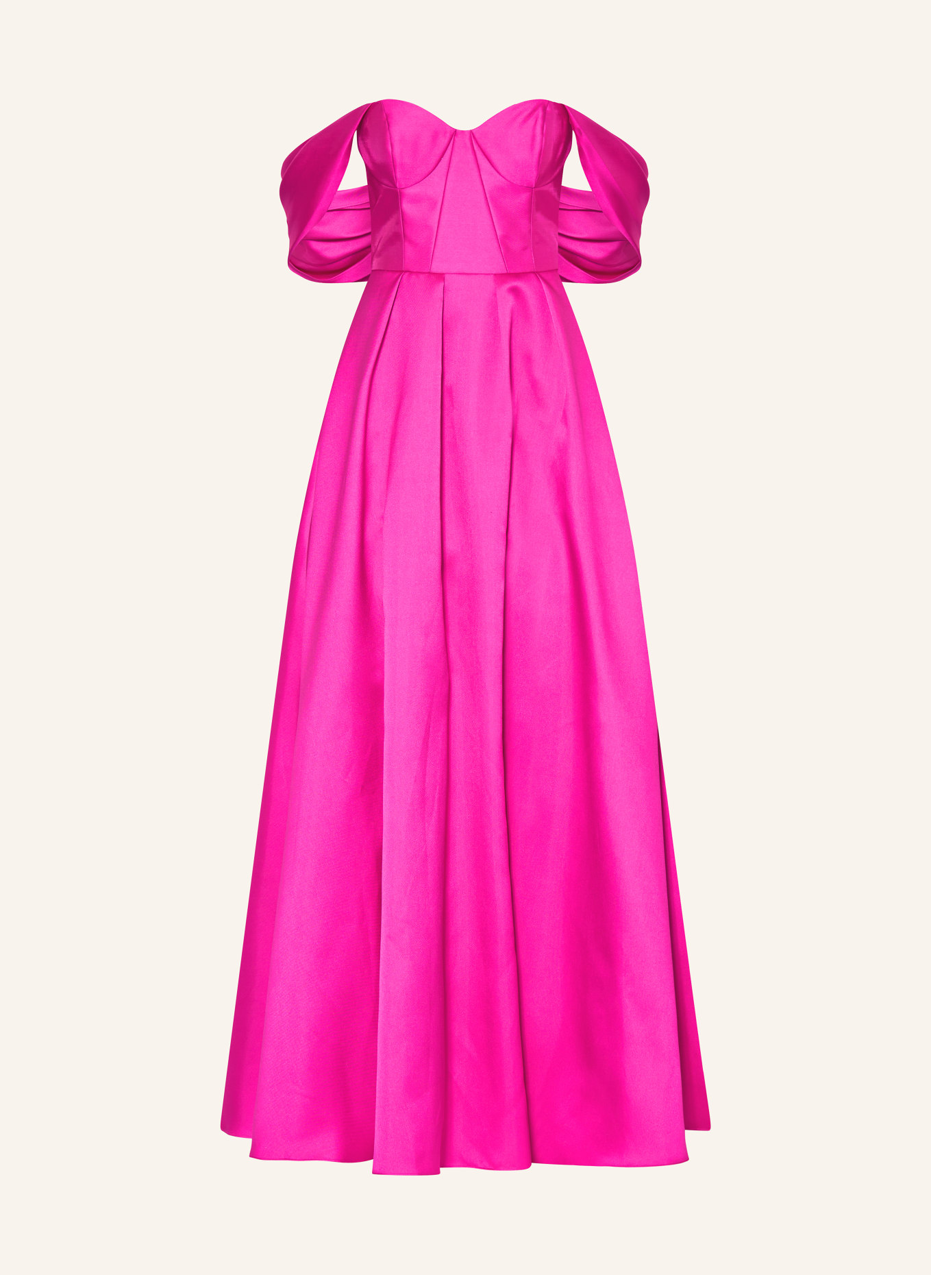VERA WANG Abendkleid VIKTOR aus Satin, Farbe: 993 FUCHSIA (Bild 1)
