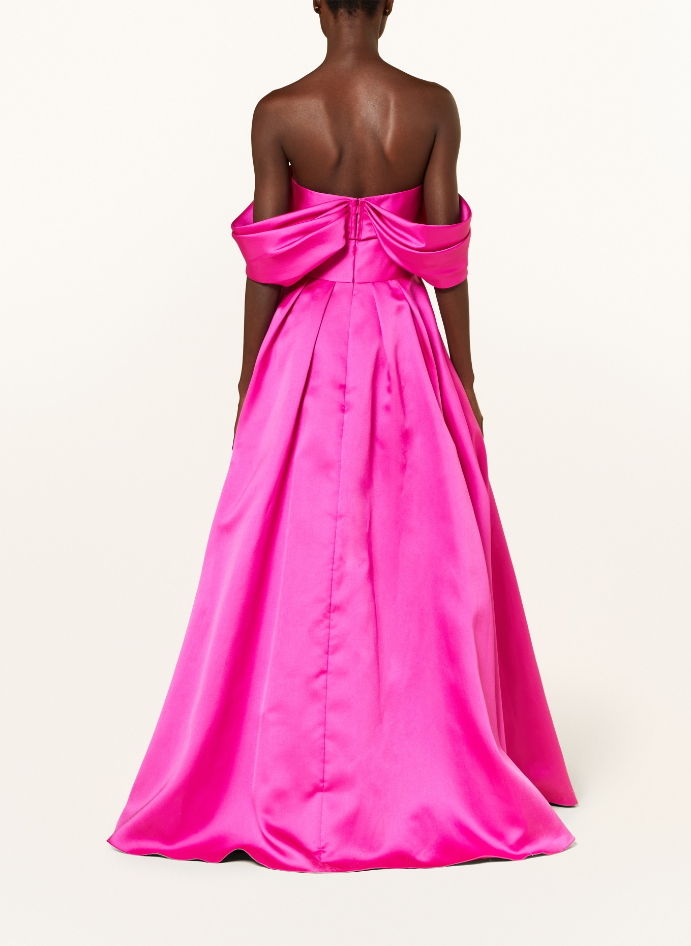 VERA WANG Evening dress VIKTOR in satin, Color: 993 FUCHSIA (Image 3)