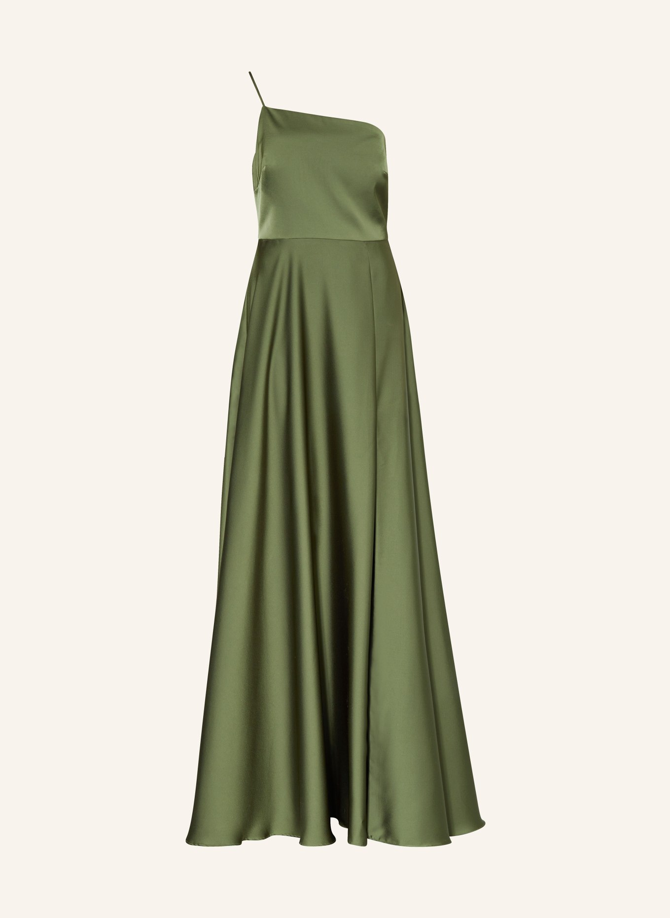 VERA WANG Abendkleid VENISHIA aus Satin, Farbe: OLIV (Bild 1)
