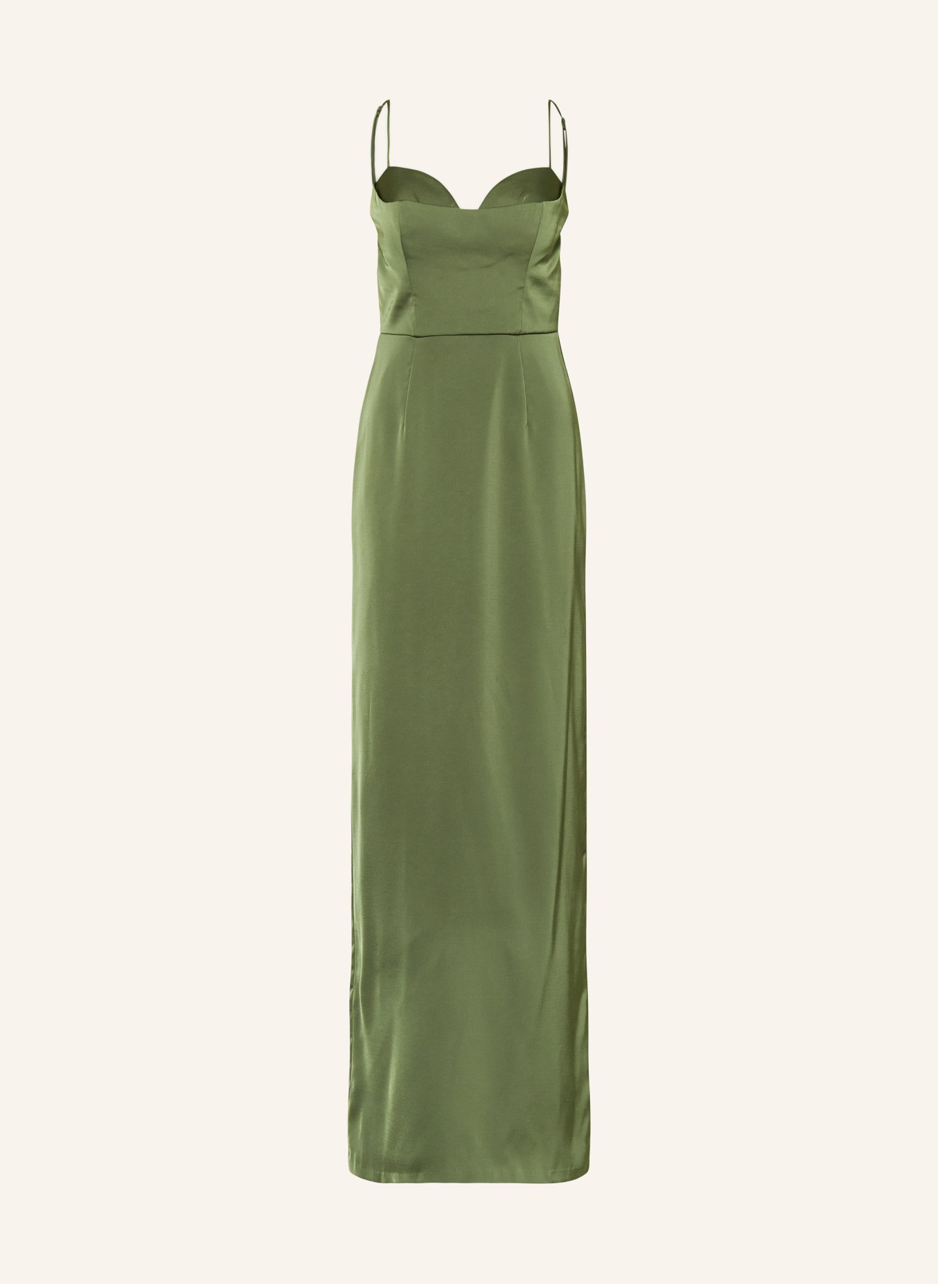 VERA WANG Evening dress VALE, Color: OLIVE (Image 1)