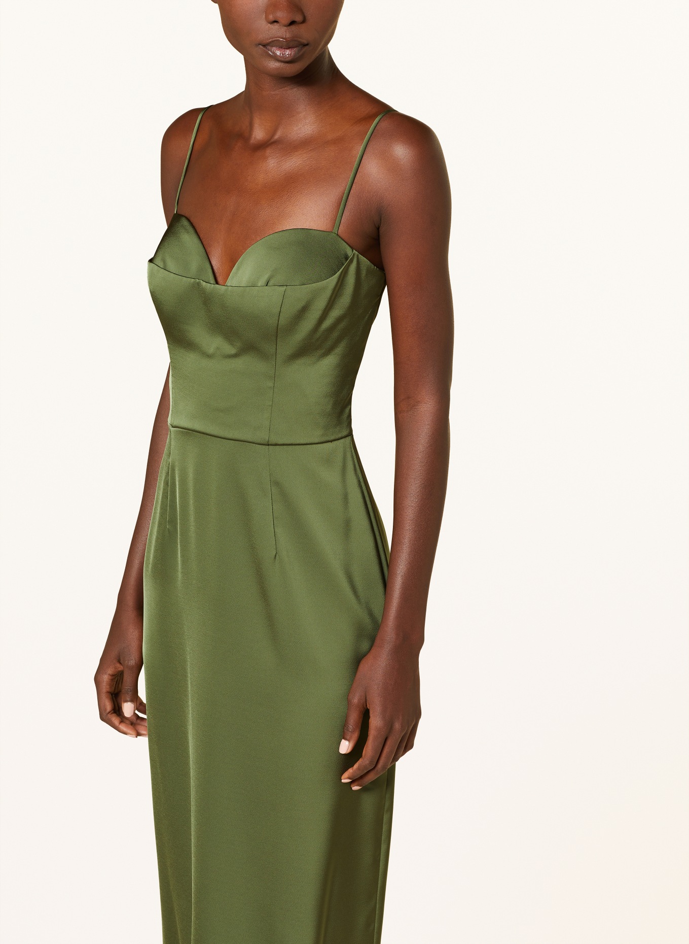 VERA WANG Evening dress VALE, Color: OLIVE (Image 4)