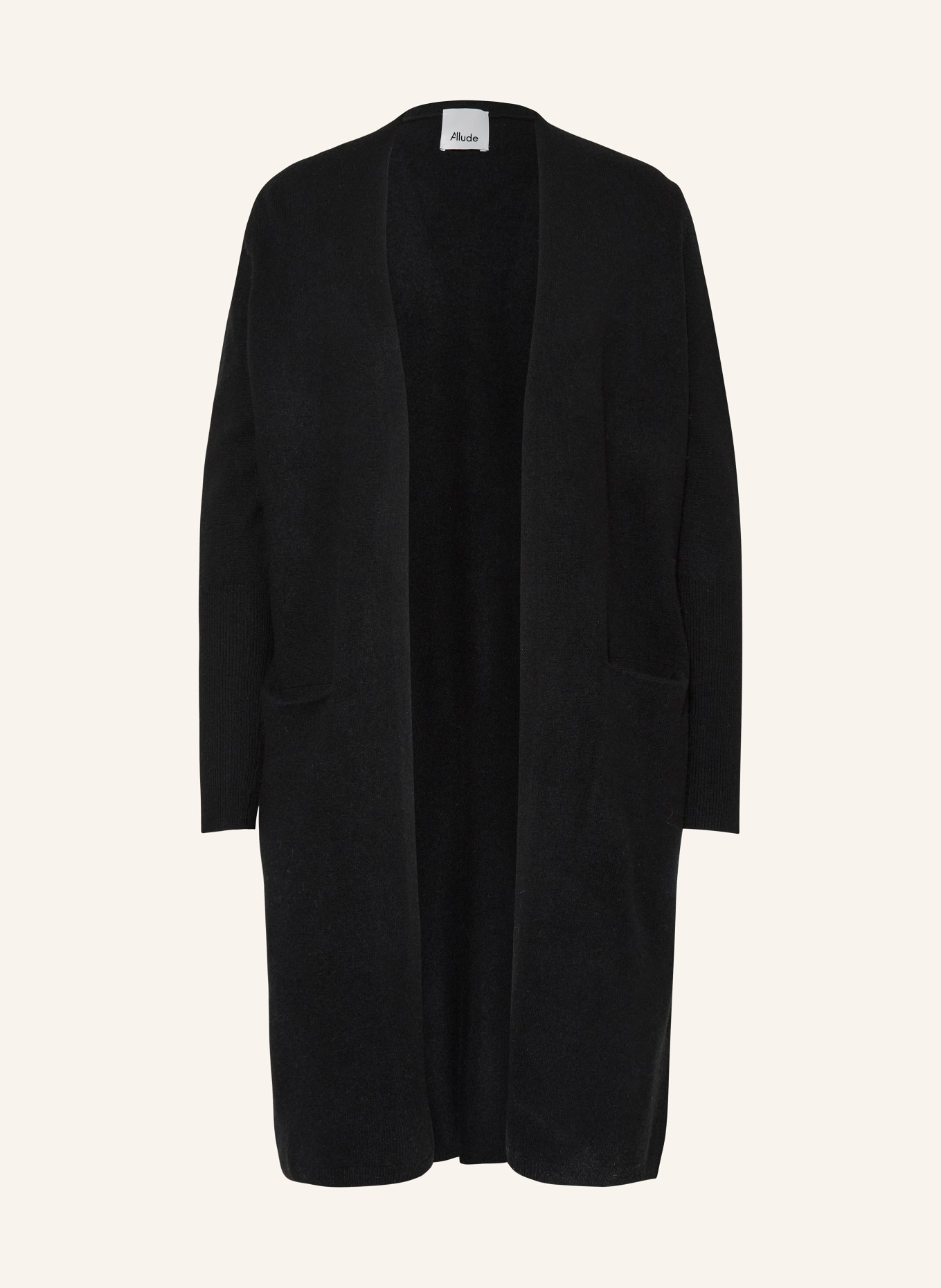 ALLUDE Knit cardigan with cashmere, Color: BLACK (Image 1)