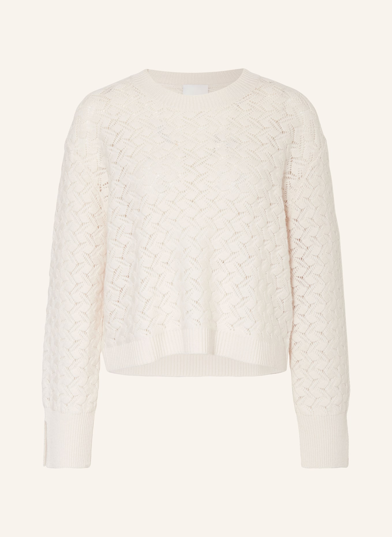 ALLUDE Sweater with cashmere, Color: WHITE (Image 1)