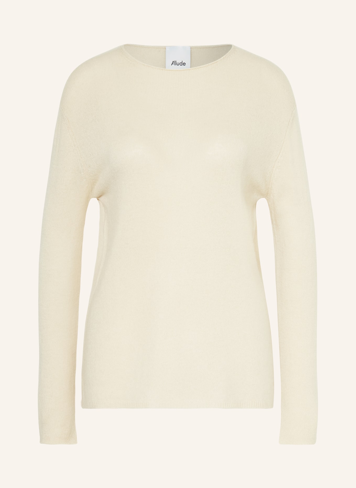 ALLUDE Cashmere sweater, Color: LIGHT BROWN (Image 1)