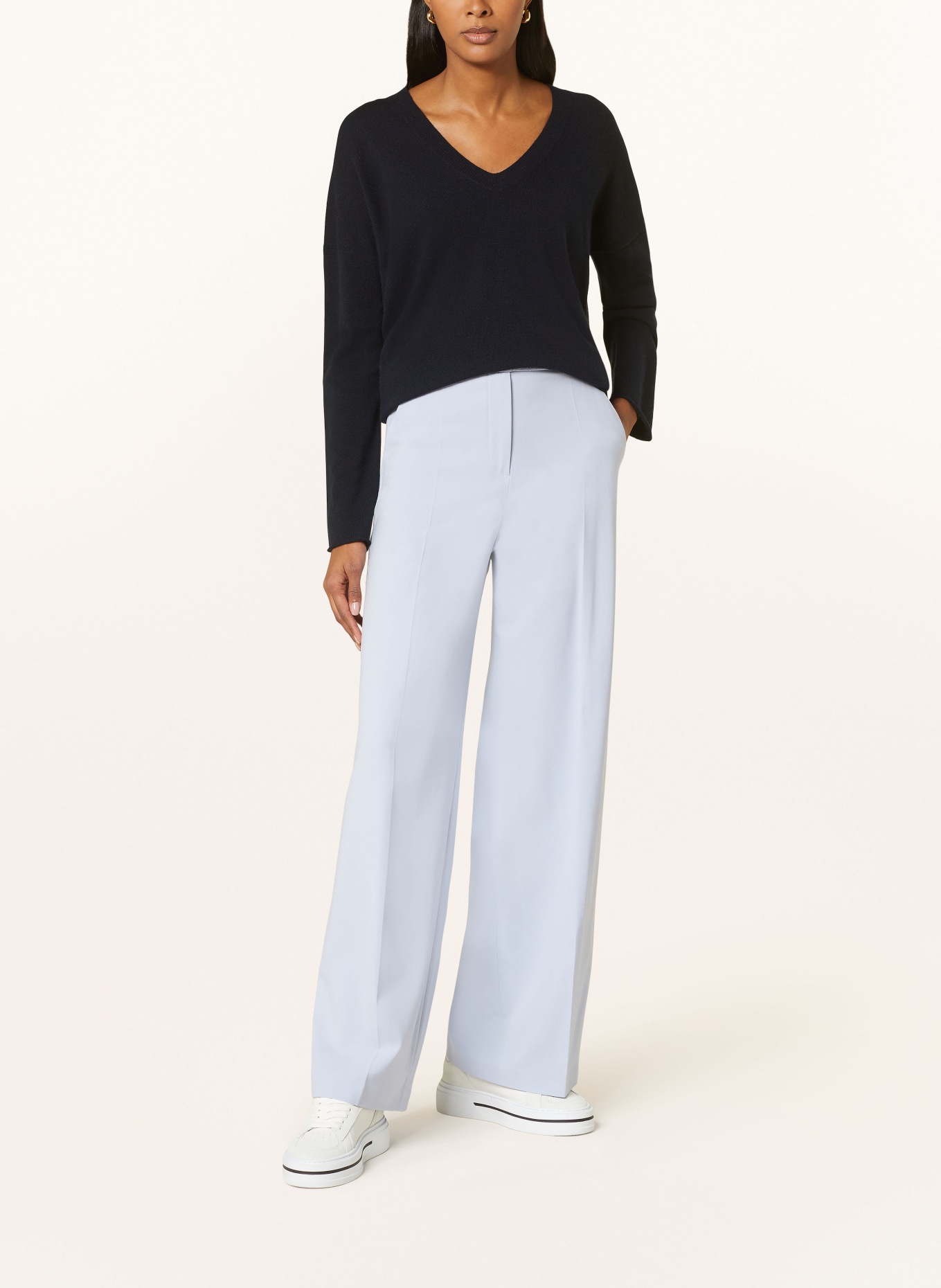 ALLUDE Cashmere-Pullover, Farbe: SCHWARZ (Bild 2)
