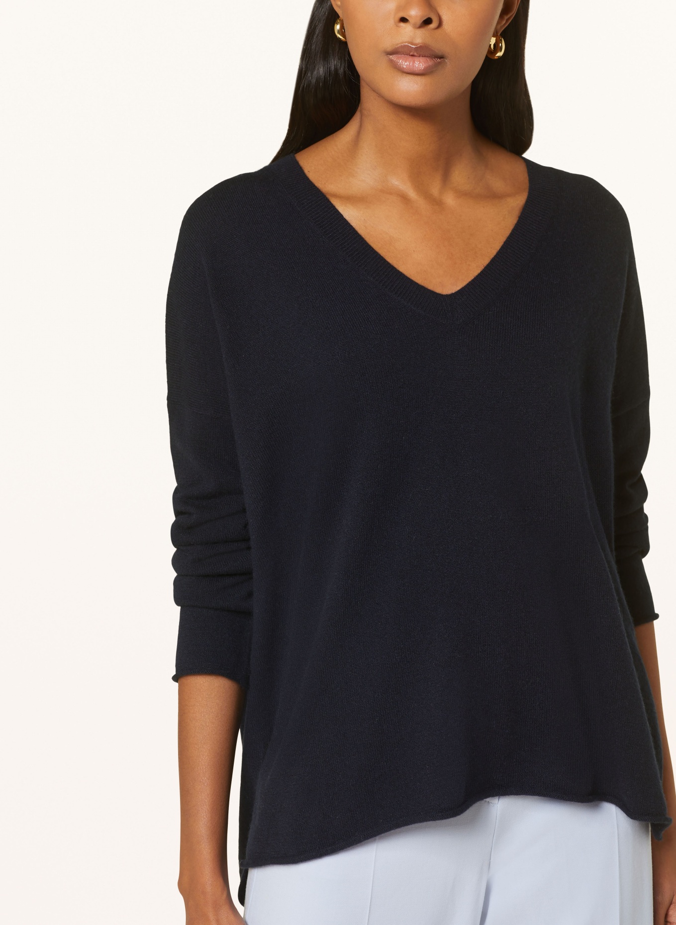 ALLUDE Cashmere sweater, Color: BLACK (Image 4)