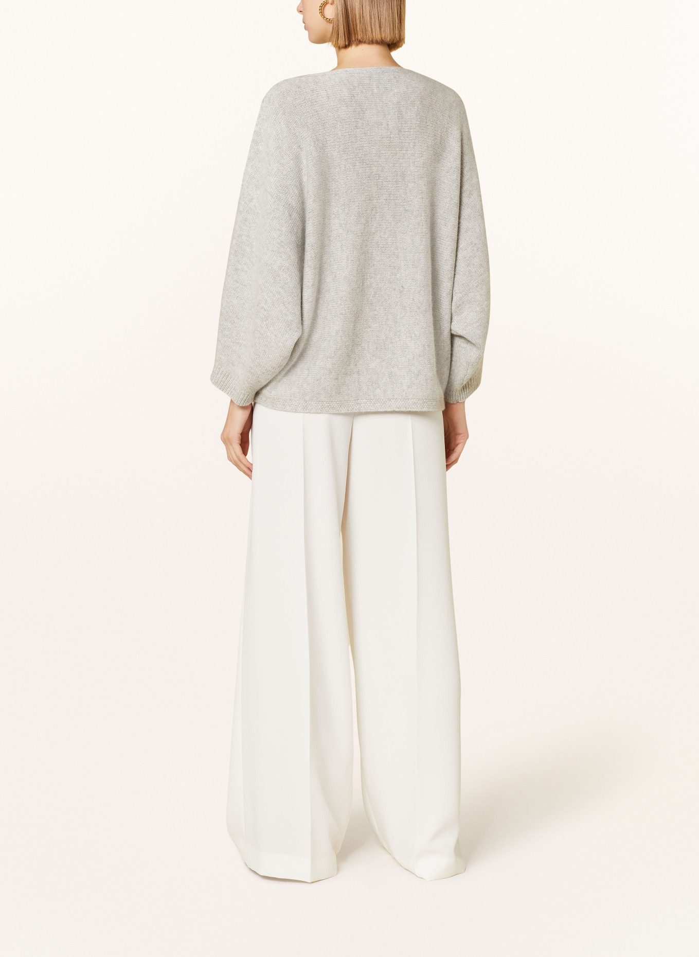 ALLUDE Cashmere sweater, Color: LIGHT GRAY (Image 3)