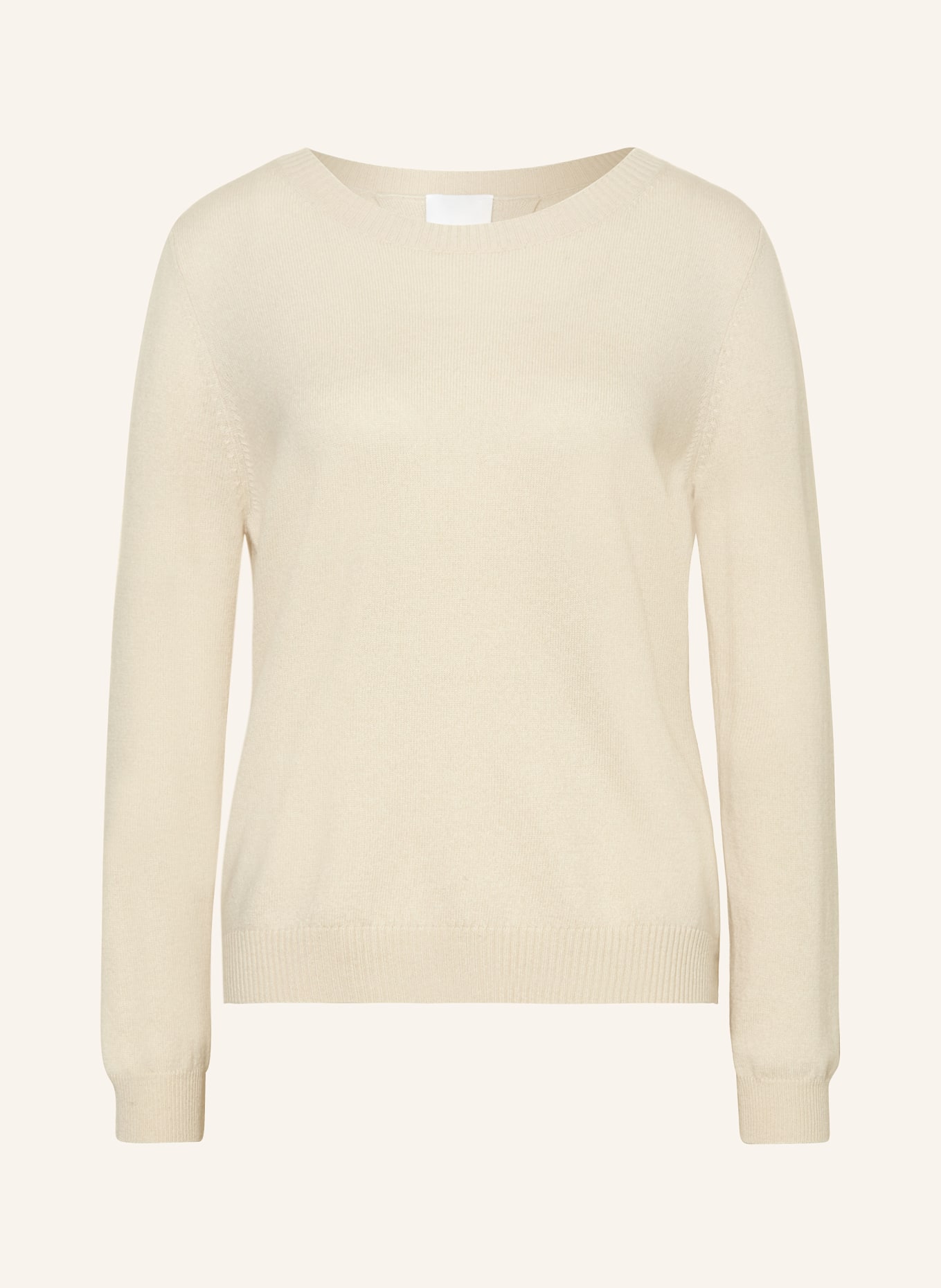 ALLUDE Sweater with cashmere, Color: LIGHT BROWN (Image 1)
