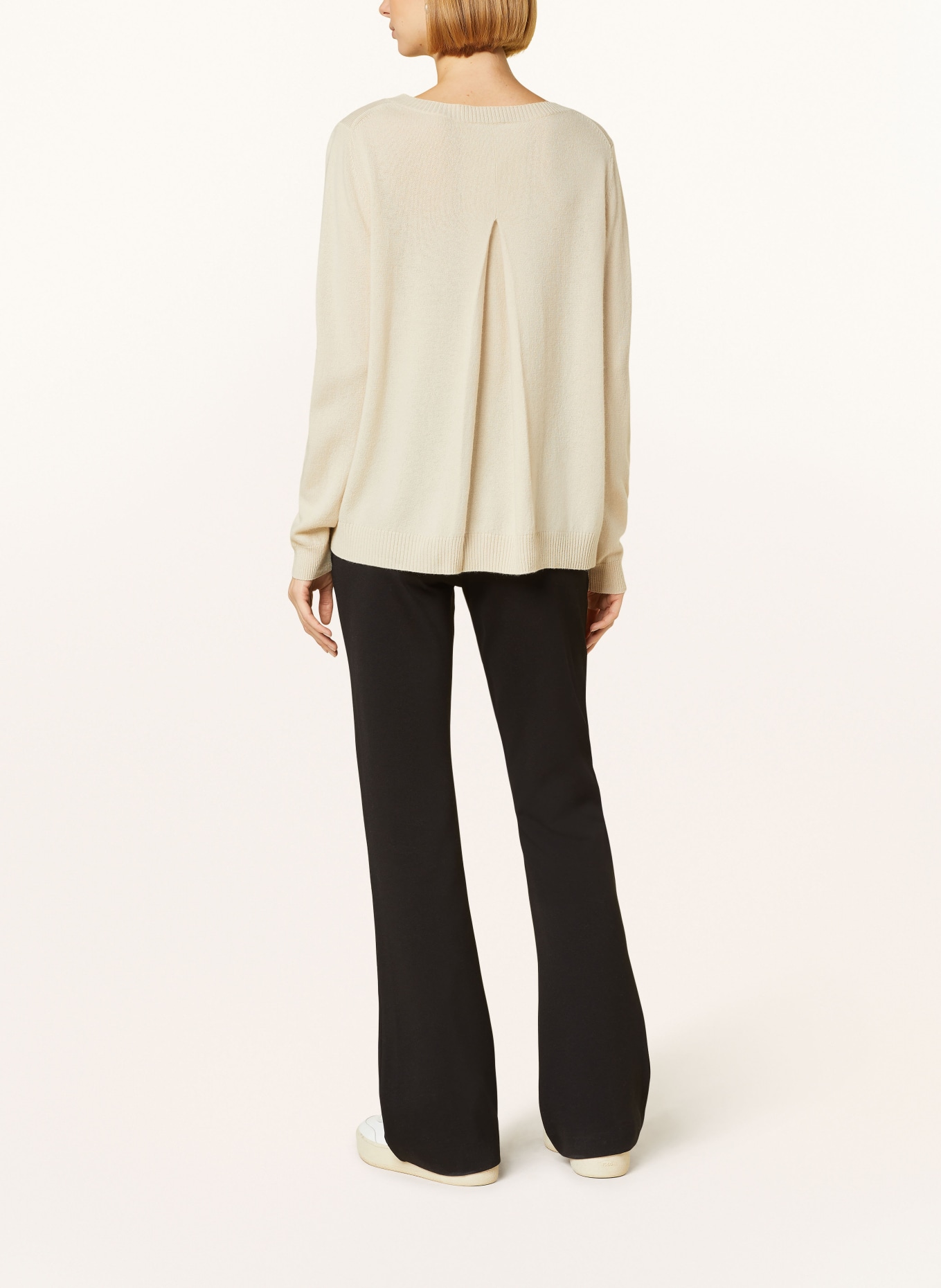 ALLUDE Sweater with cashmere, Color: LIGHT BROWN (Image 3)