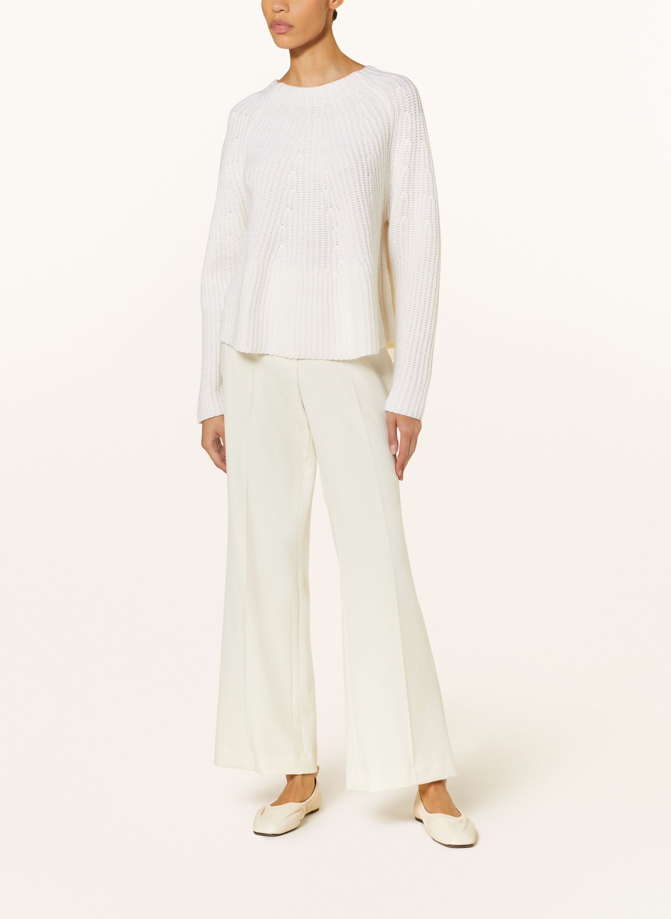 ALLUDE Sweater with cashmere, Color: ECRU (Image 2)