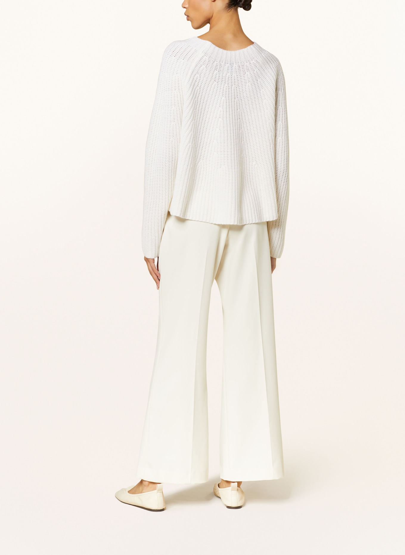 ALLUDE Sweater with cashmere, Color: ECRU (Image 3)