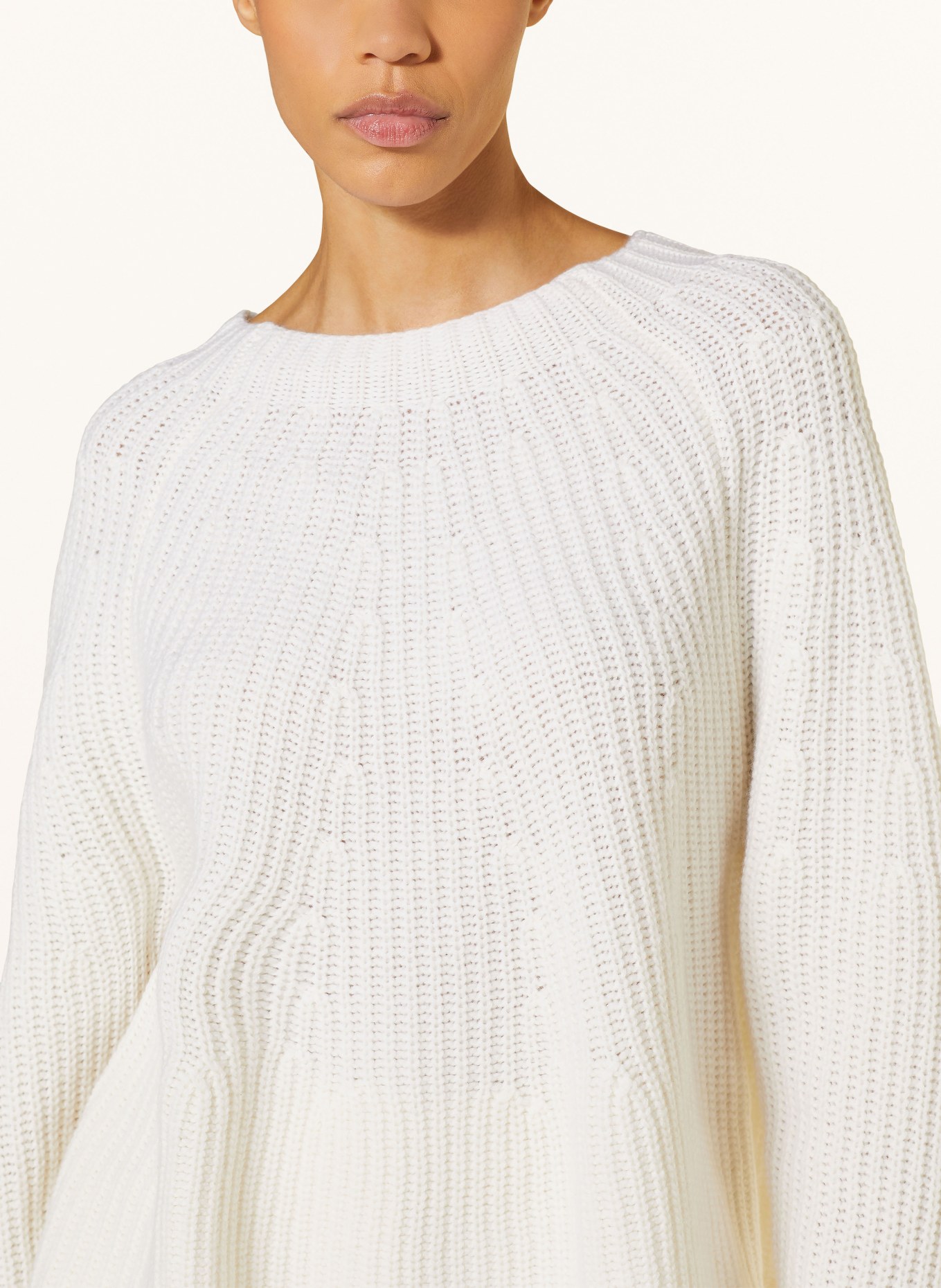 ALLUDE Sweater with cashmere, Color: ECRU (Image 4)