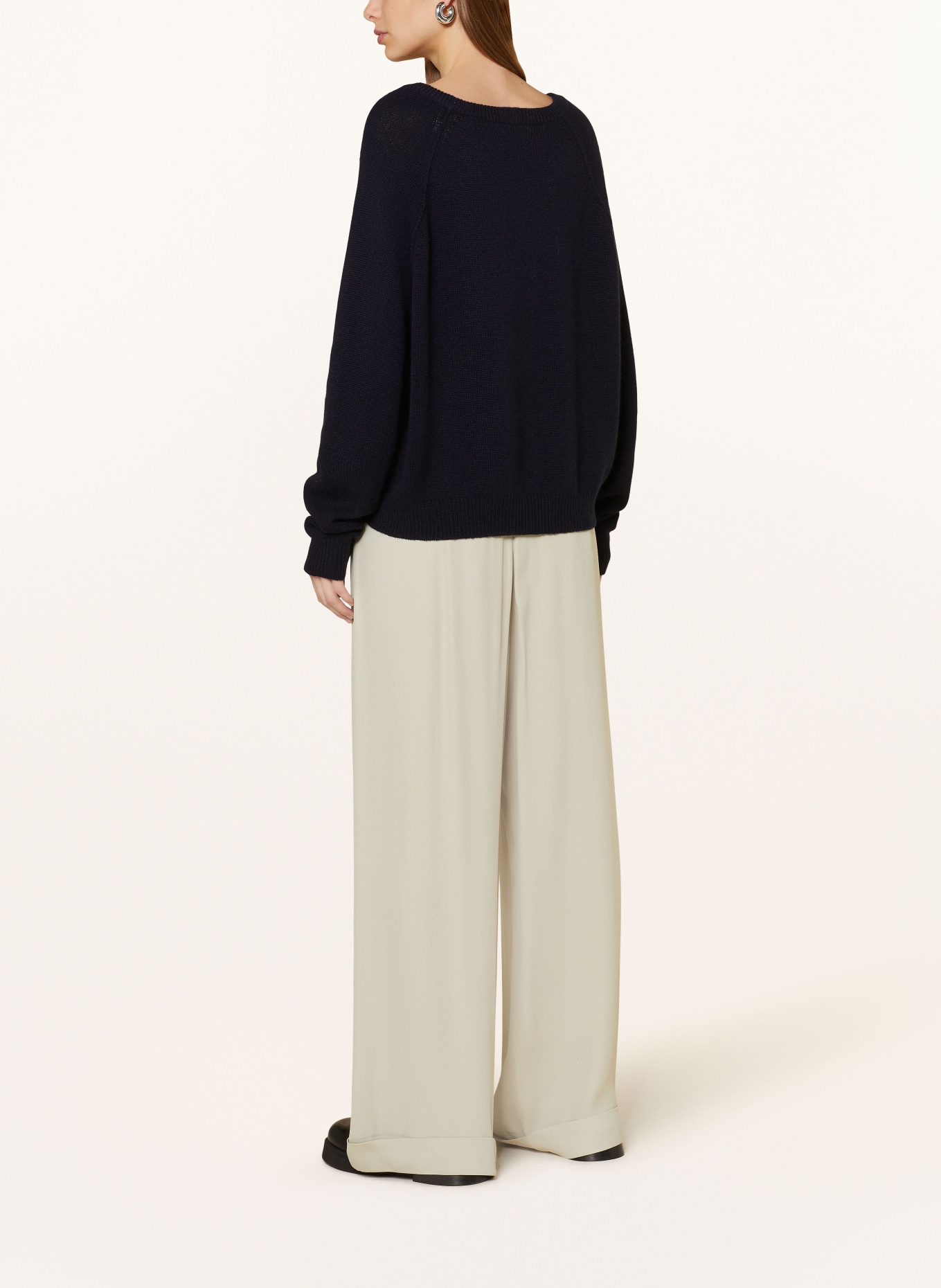 ALLUDE Cashmere-Pullover, Farbe: DUNKELBLAU (Bild 3)