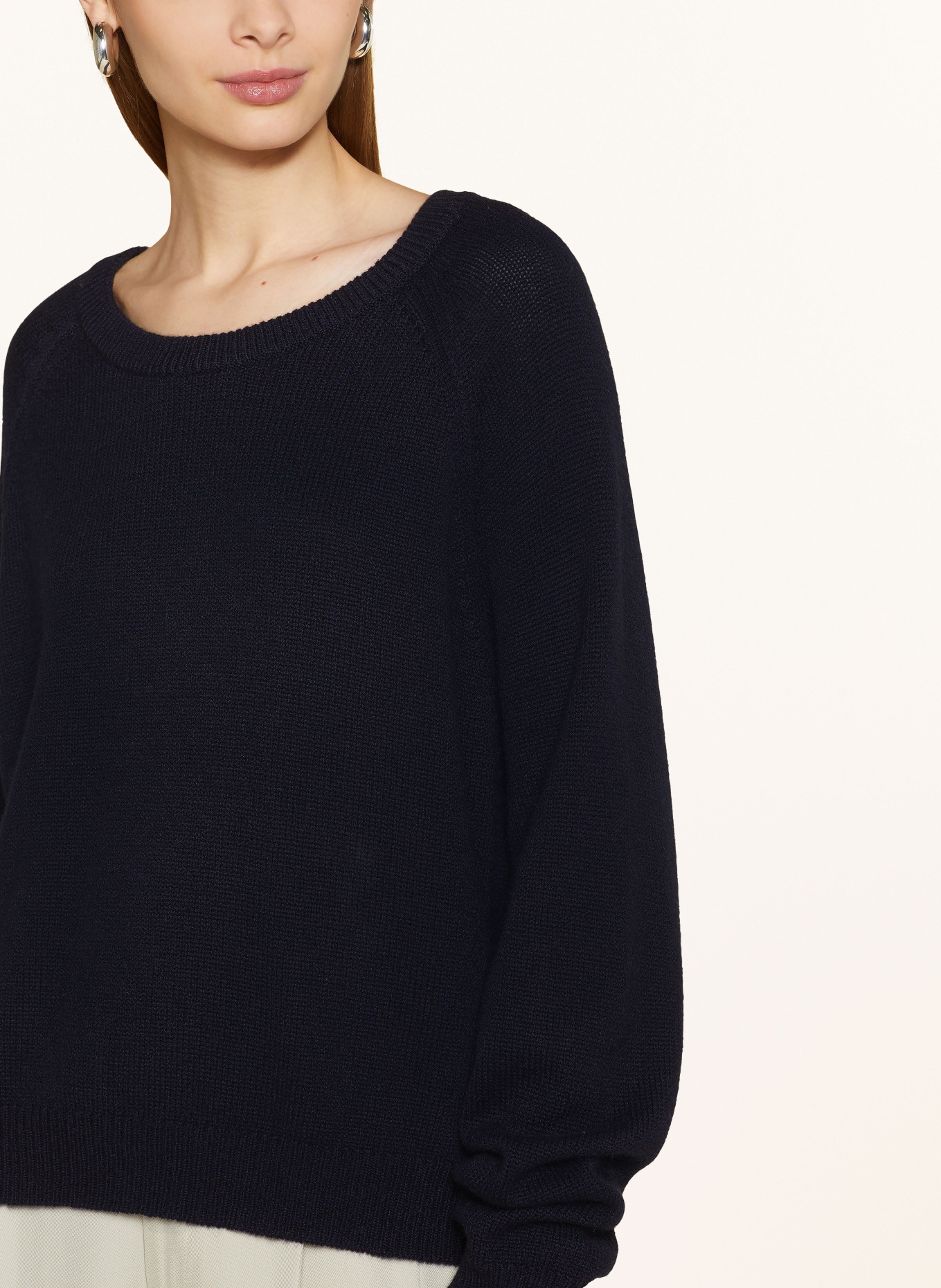 ALLUDE Cashmere-Pullover, Farbe: DUNKELBLAU (Bild 4)