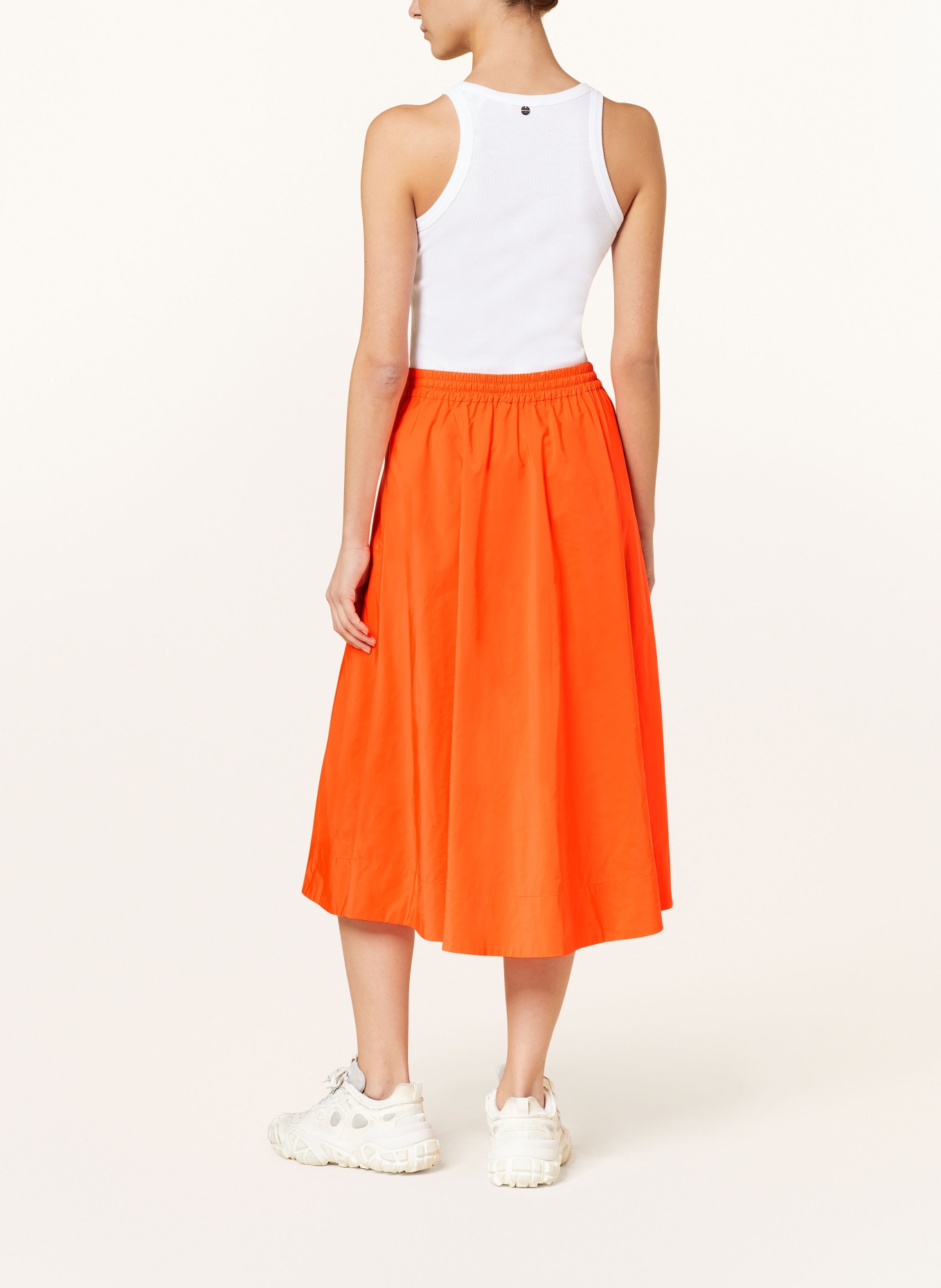 ESSENTIEL ANTWERP Skirt FUCHSIA, Color: NEON ORANGE (Image 3)