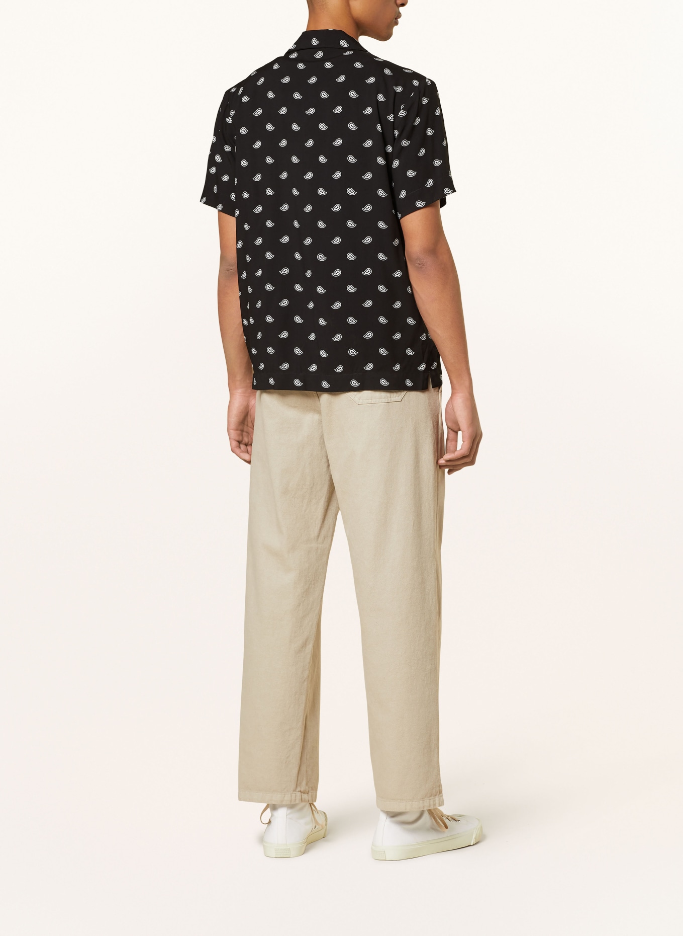 A.P.C. Resort shirt LLOYD regular fit, Color: BLACK/ WHITE (Image 3)