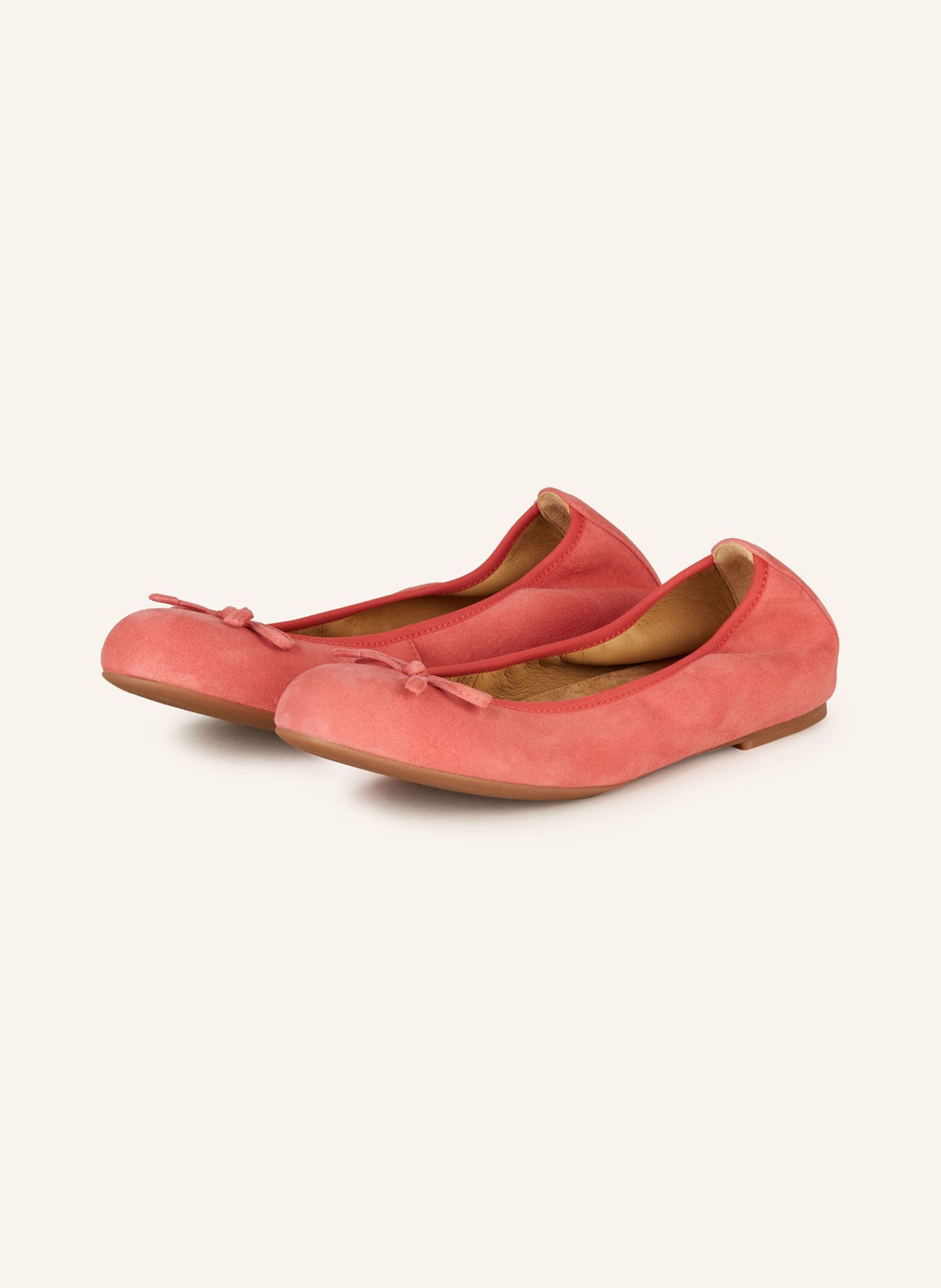 UNISA Ballet flats ACOR, Color: LIGHT RED (Image 1)