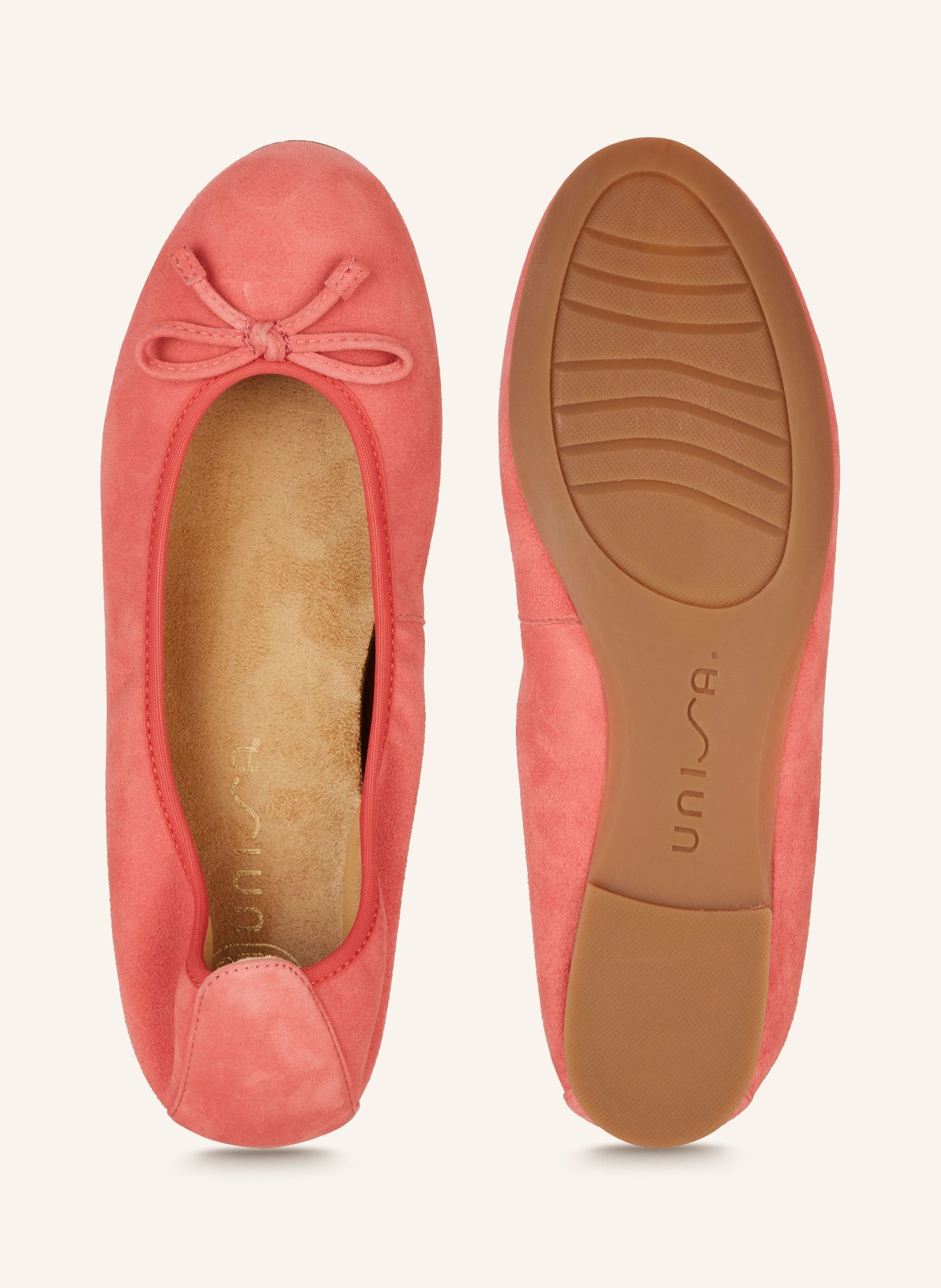 UNISA Ballet flats ACOR, Color: LIGHT RED (Image 5)