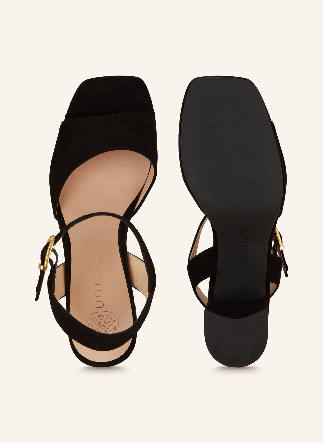UNISA Platform sandals ODRAN, Color: BLACK (Image 5)
