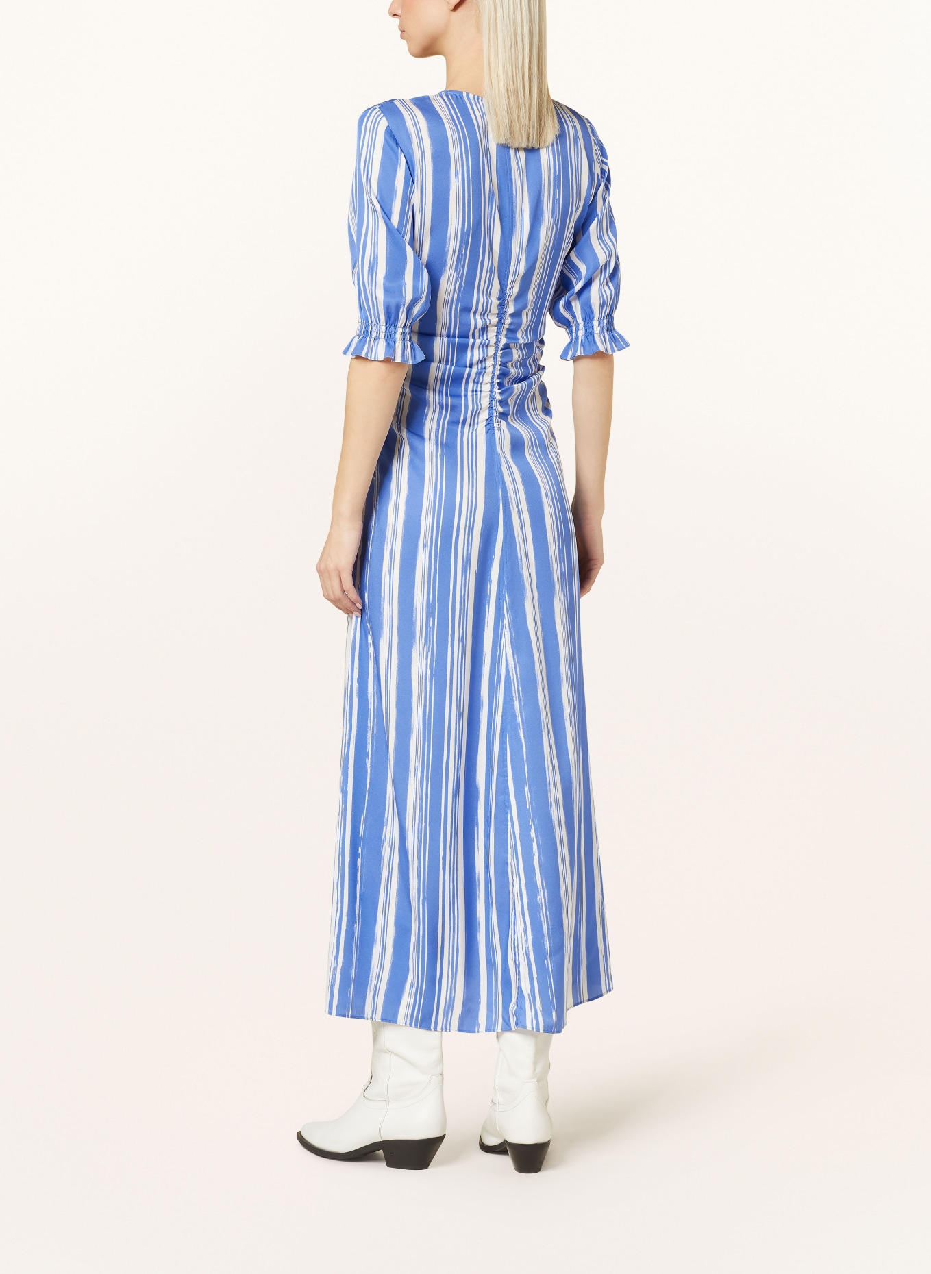 BAUM UND PFERDGARTEN Kleid AMMA, Farbe: BLAU/ WEISS (Bild 3)