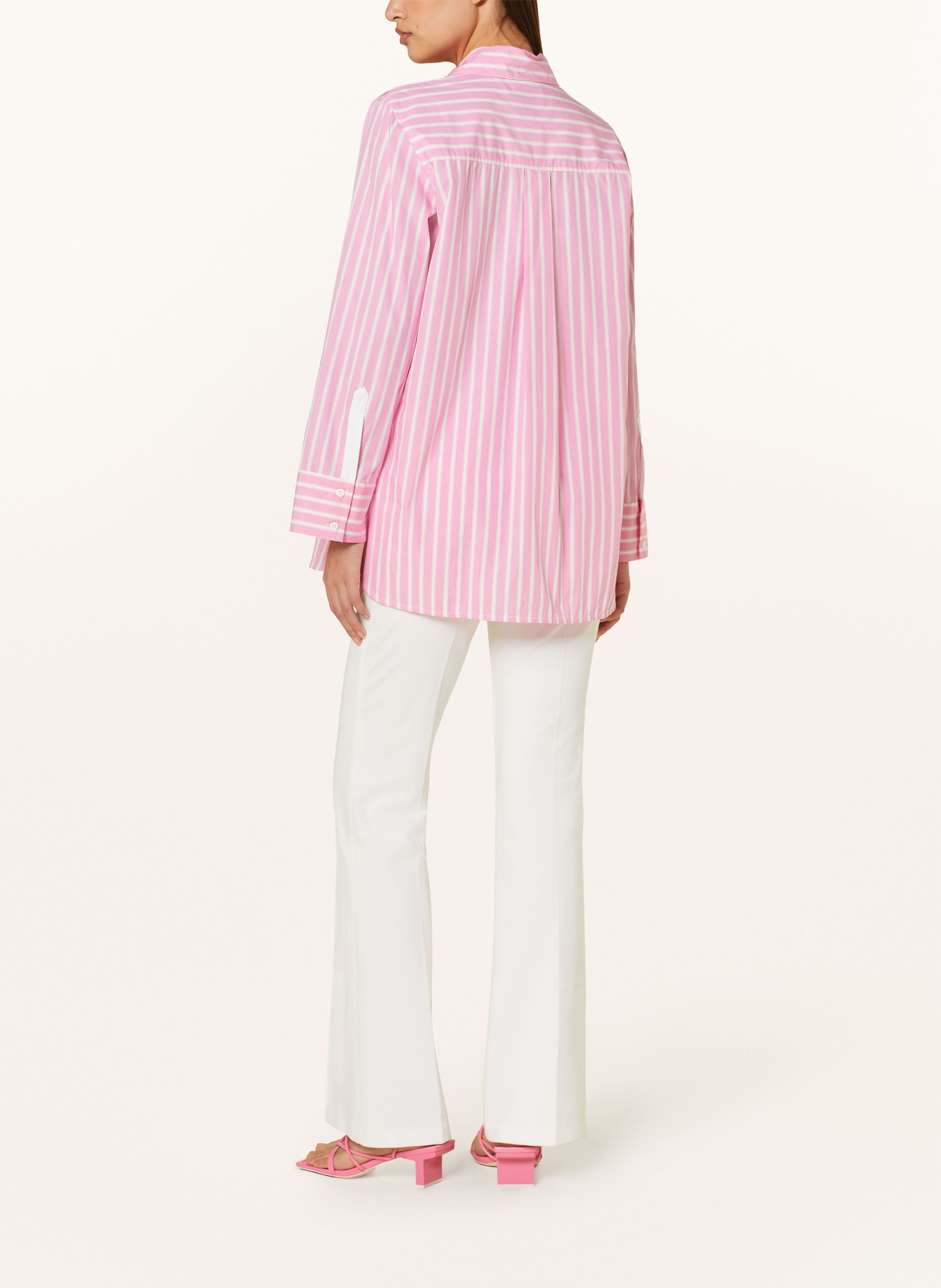 BAUM UND PFERDGARTEN Shirt blouse MAJSE, Color: PINK/ WHITE (Image 3)