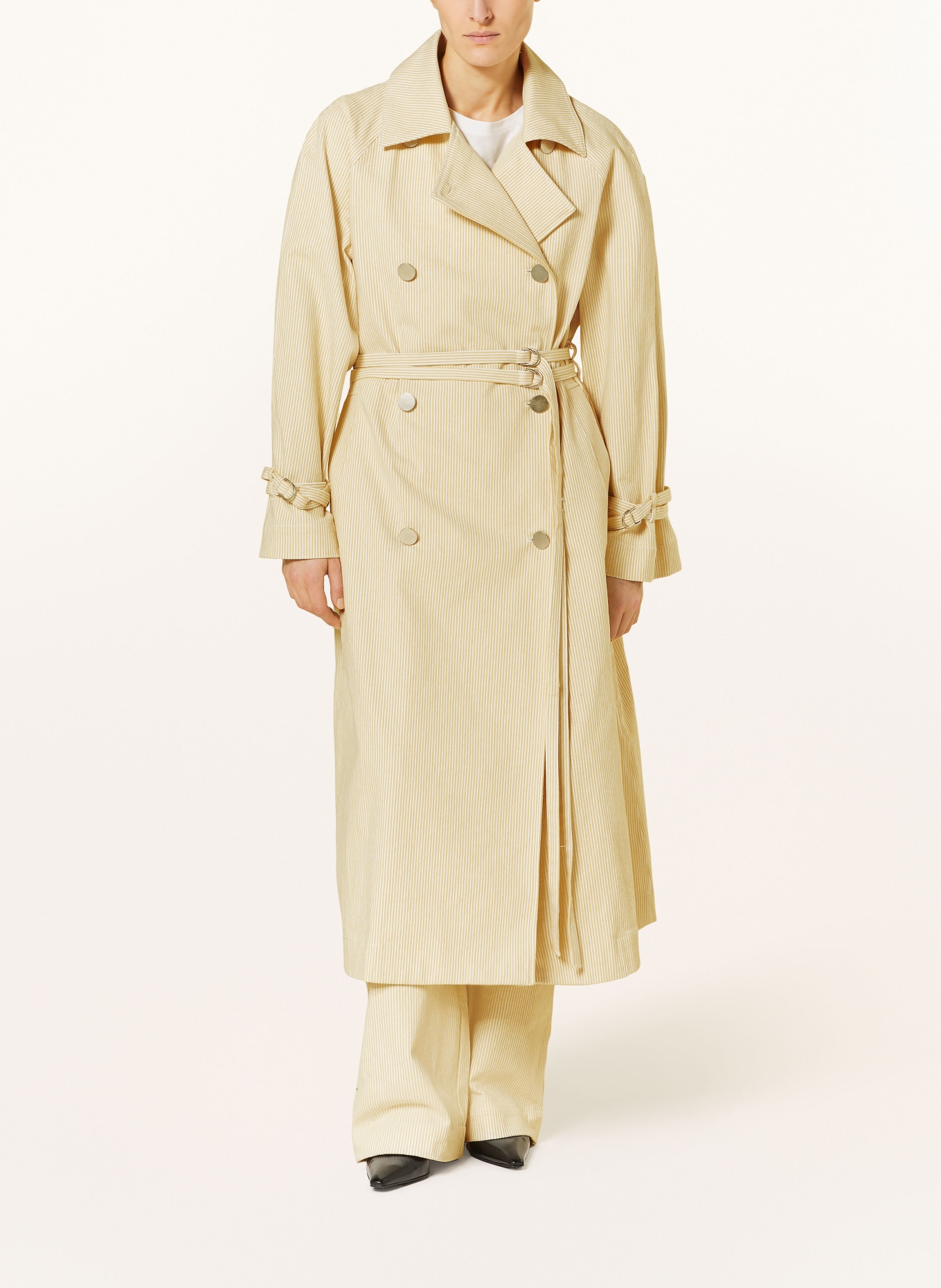 REMAIN Coat, Color: YELLOW/ WHITE (Image 2)
