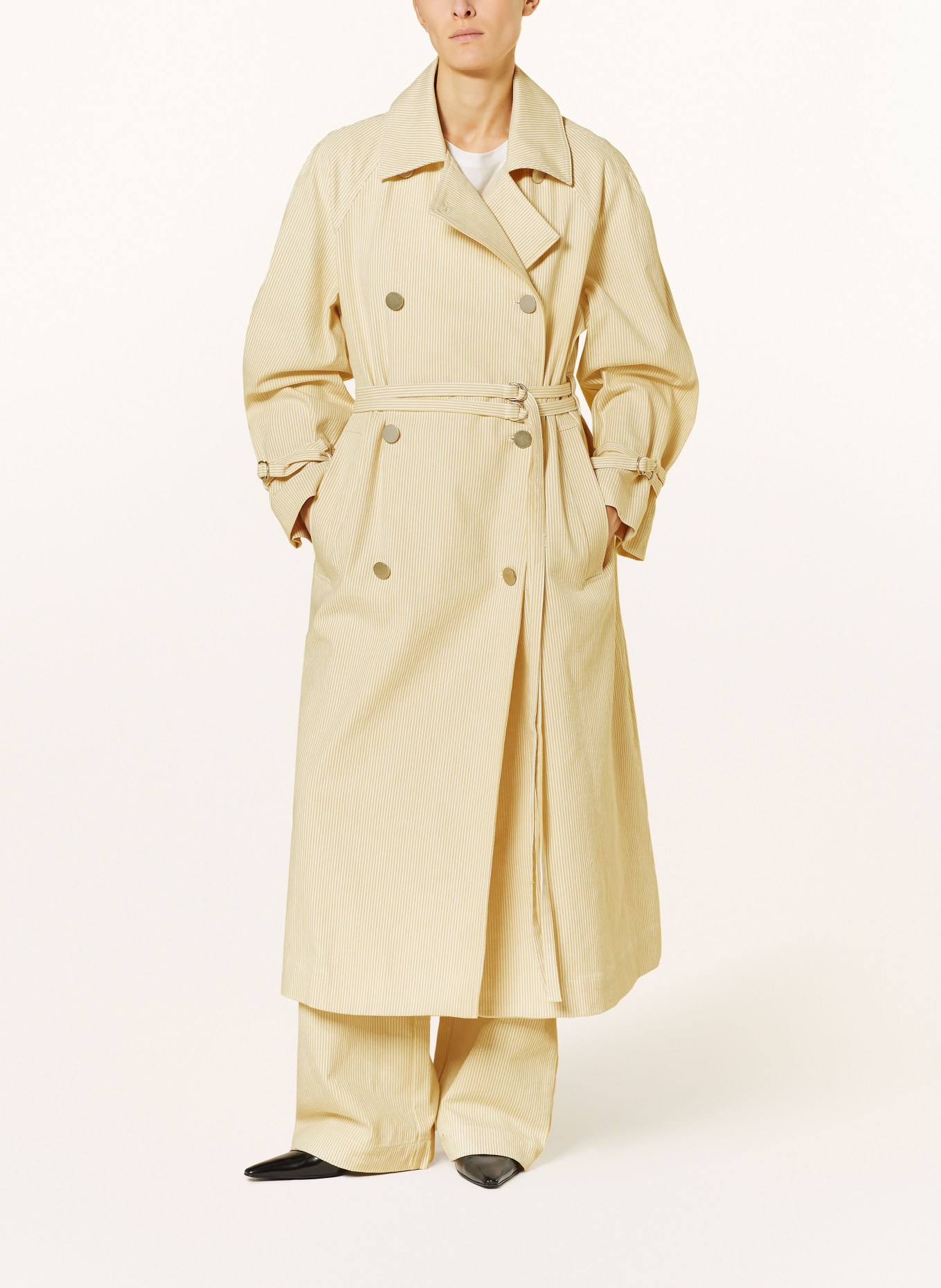 REMAIN Coat, Color: YELLOW/ WHITE (Image 5)