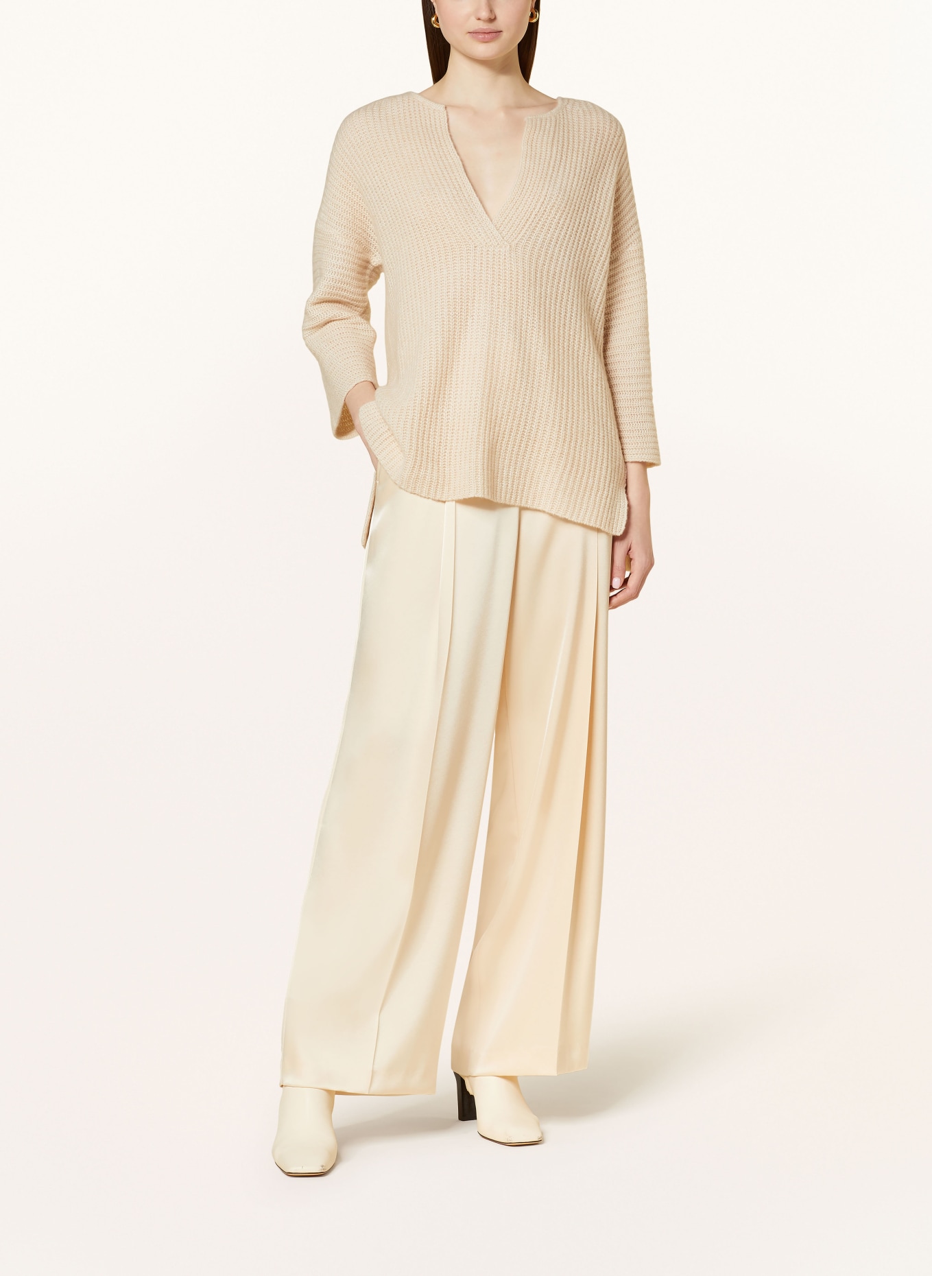 lilienfels Sweater with cashmere, Color: BEIGE (Image 2)
