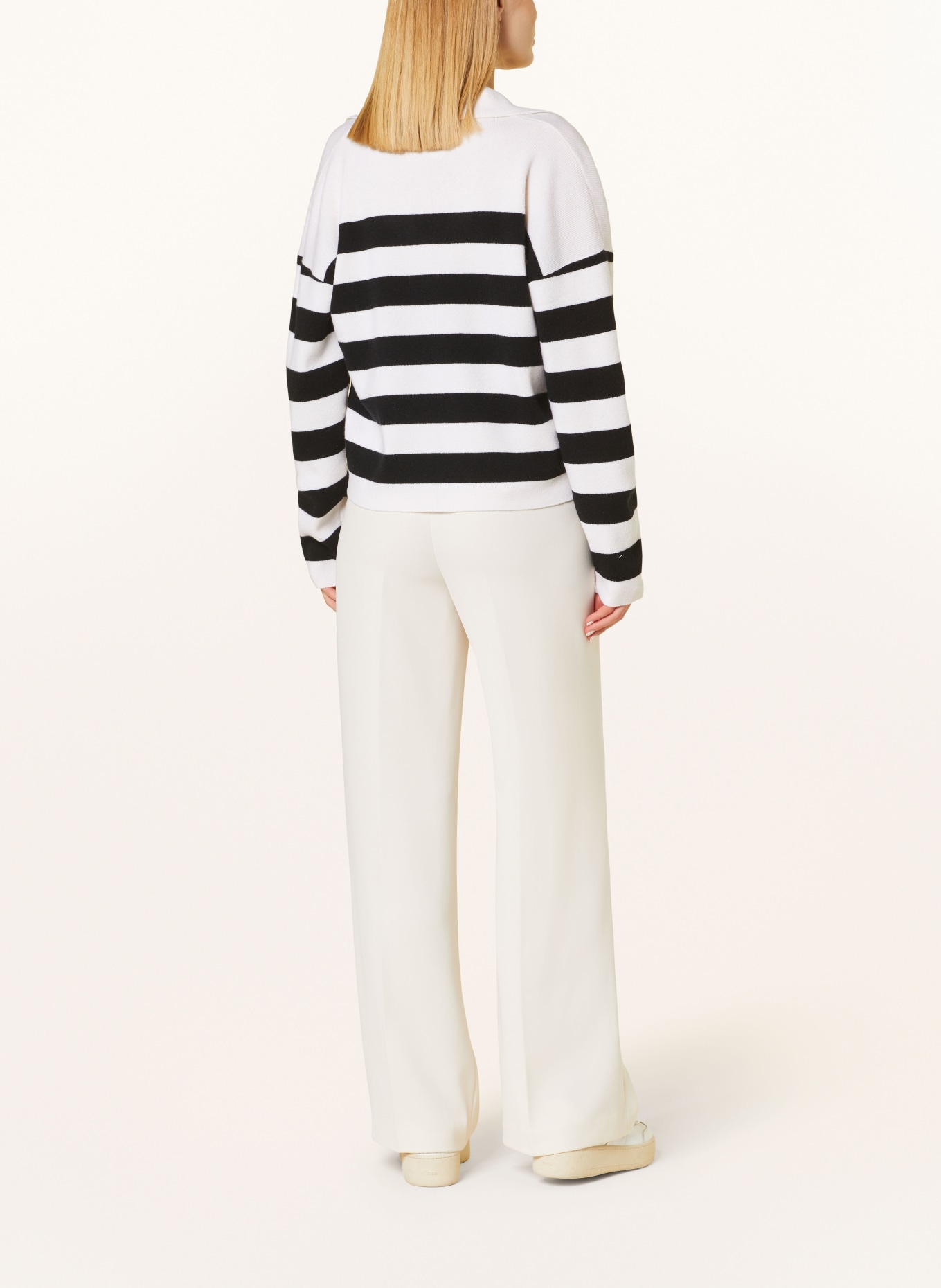 lilienfels Sweater with cashmere, Color: WHITE/ BLACK (Image 3)