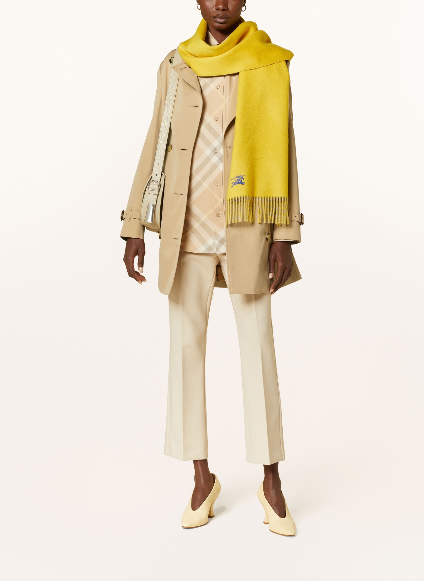 BURBERRY Trench coat, Color: LIGHT BROWN (Image 2)