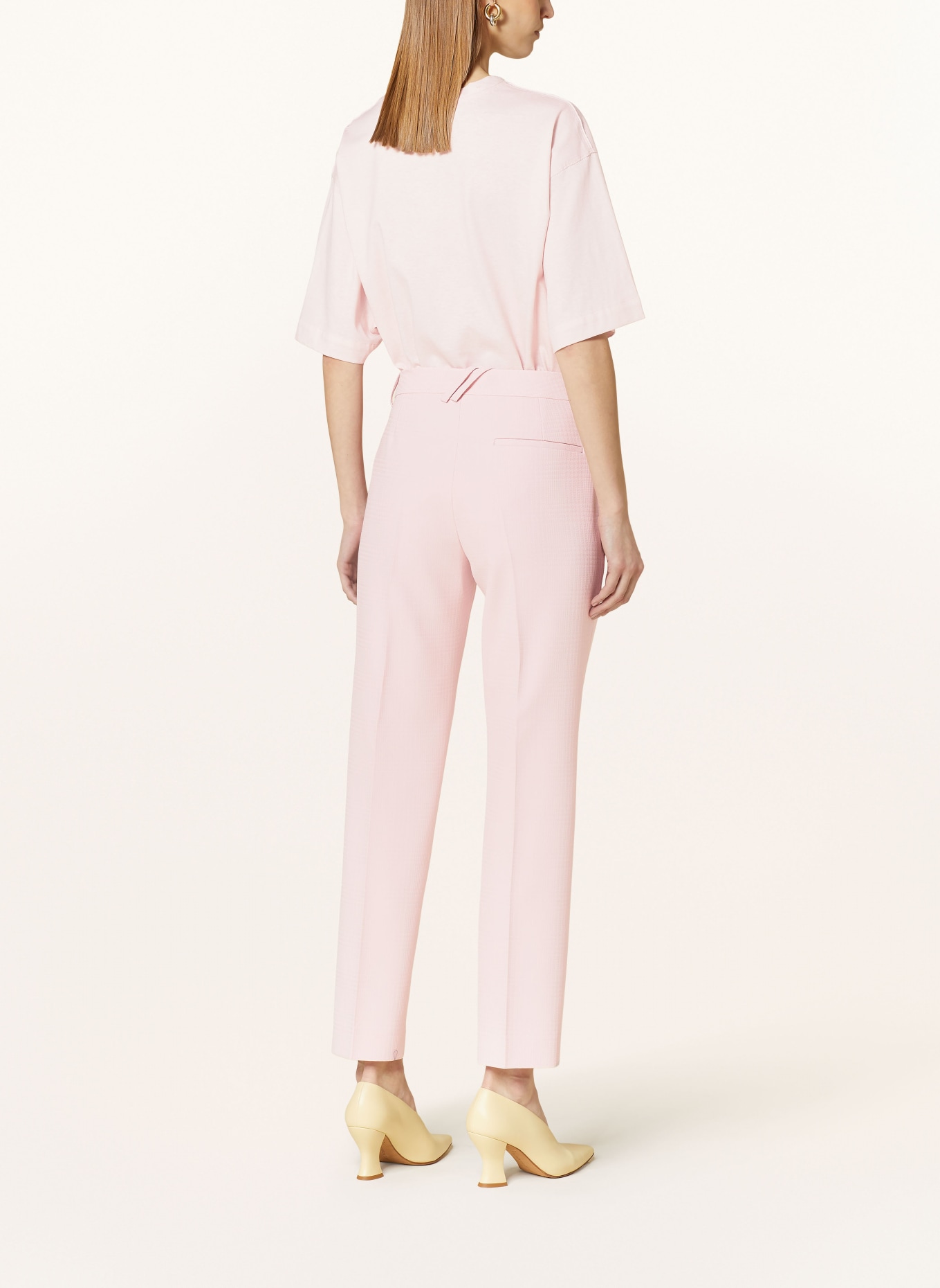 BURBERRY Trousers LAR, Color: LIGHT PINK (Image 3)