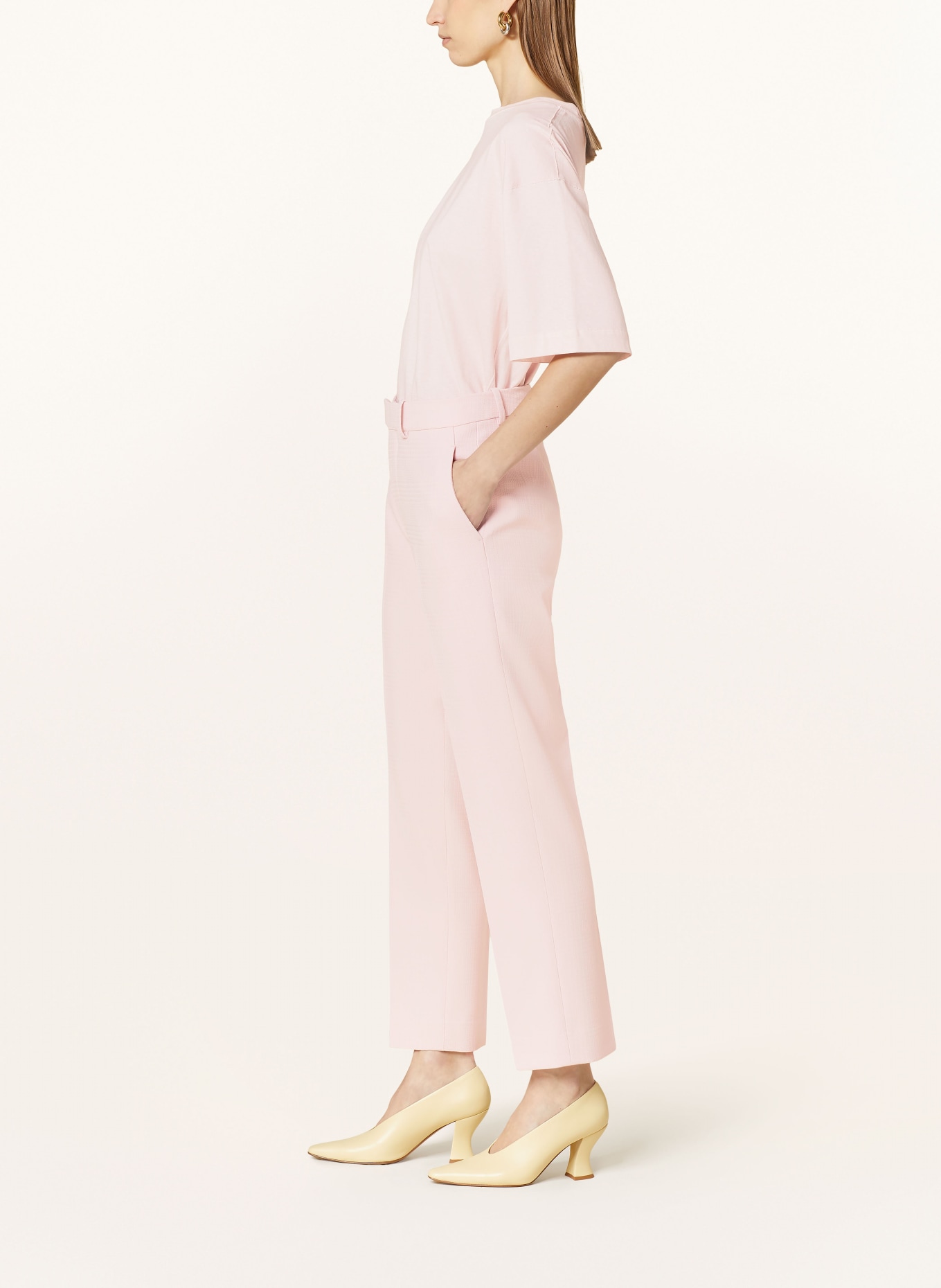 BURBERRY Trousers LAR, Color: LIGHT PINK (Image 4)