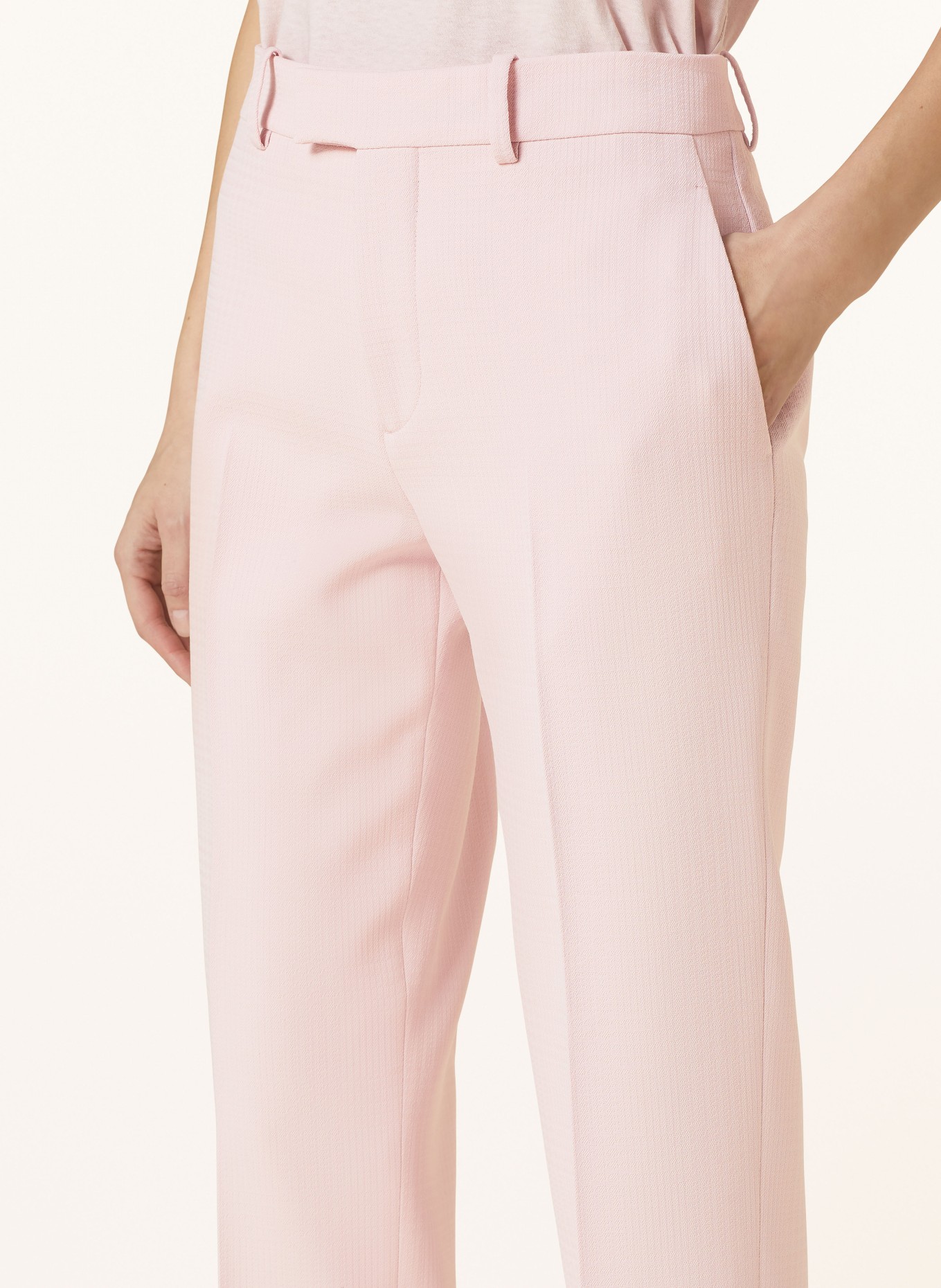 BURBERRY Trousers LAR, Color: LIGHT PINK (Image 5)