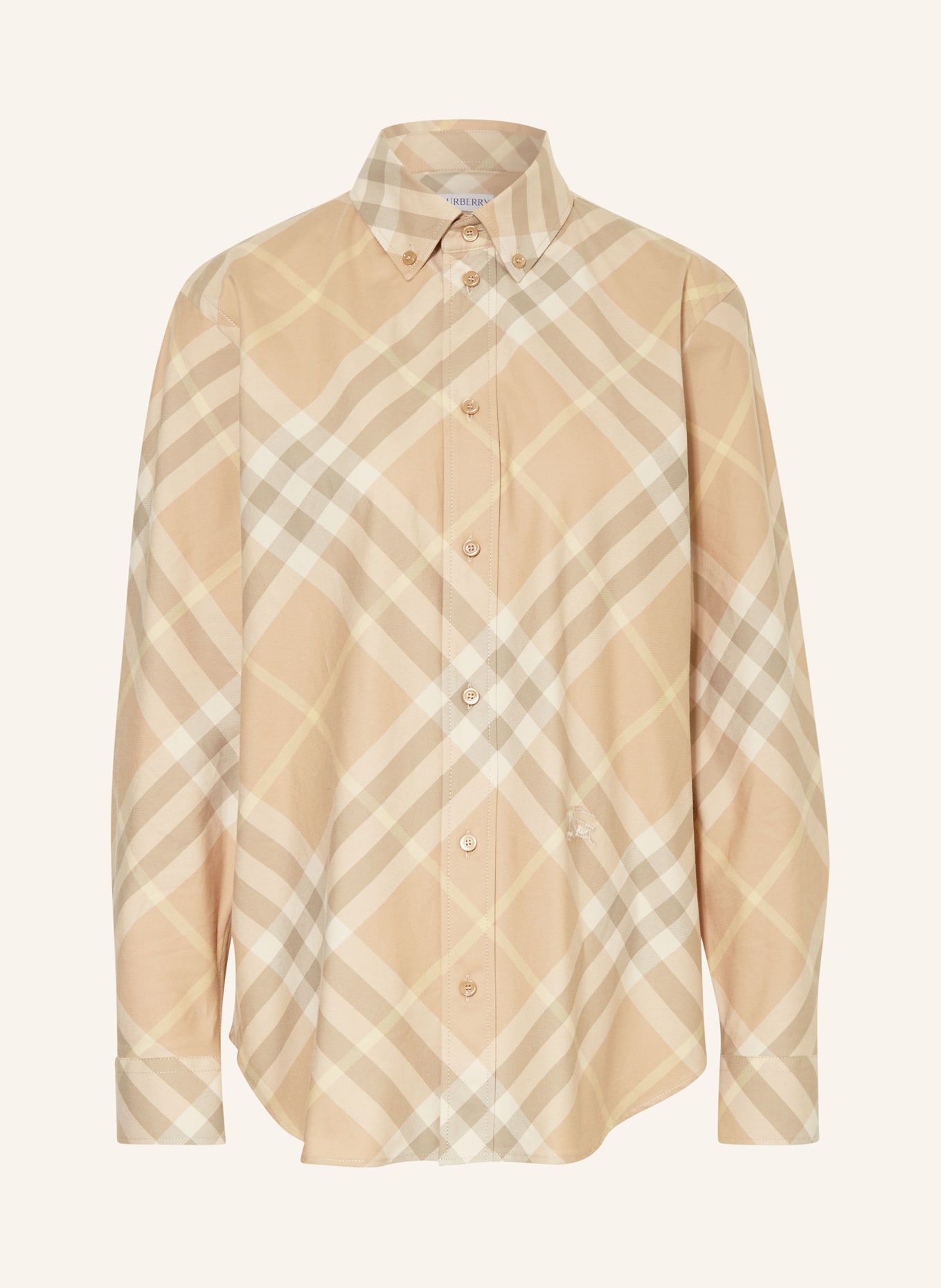 BURBERRY Shirt blouse, Color: BEIGE/ CREAM/ LIGHT GRAY (Image 1)