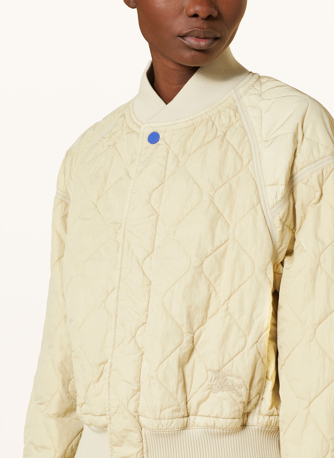 BURBERRY Quilted jacket, Color: BEIGE (Image 4)