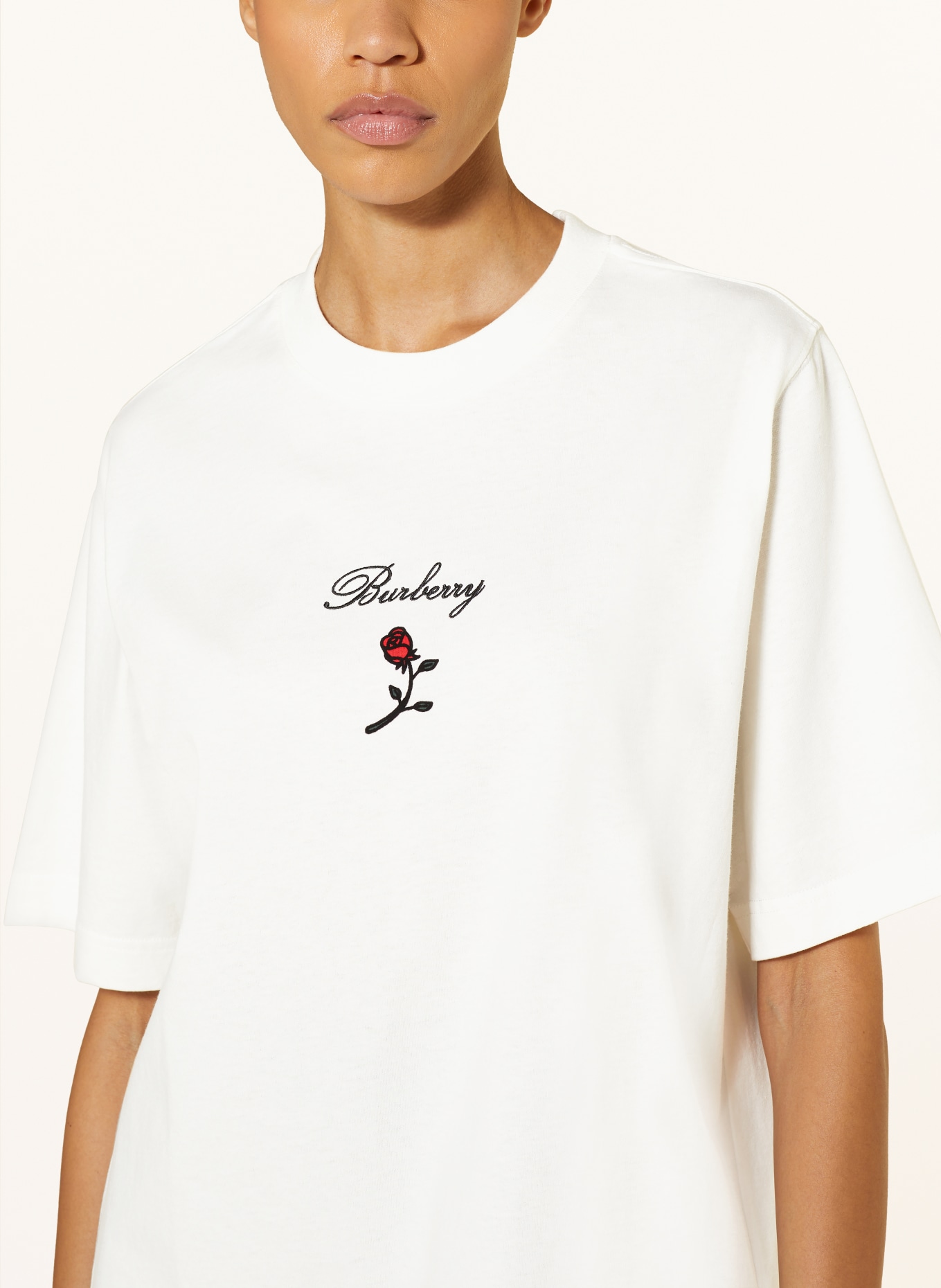BURBERRY T-shirt, Color: CREAM (Image 4)